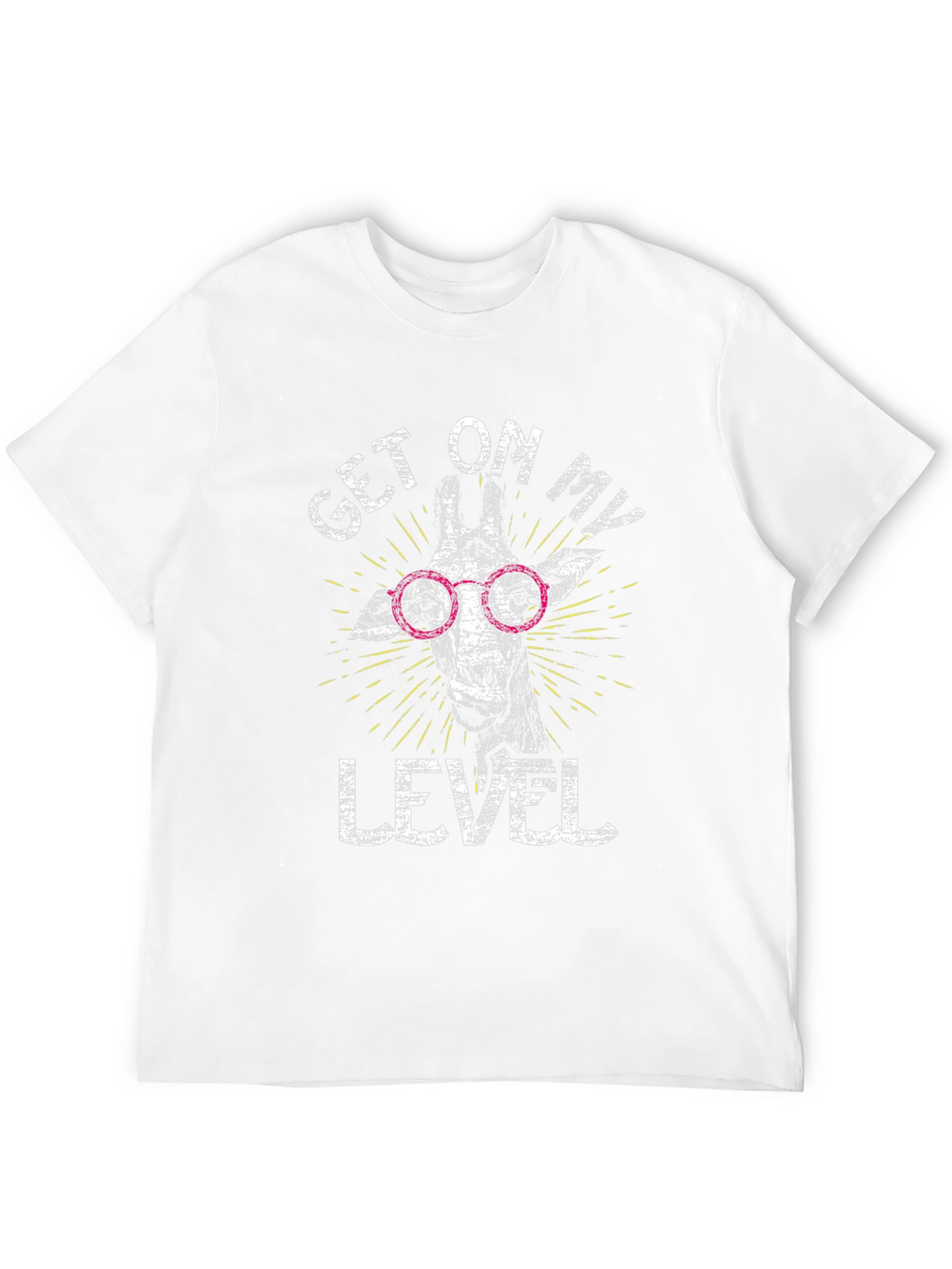 Get On My Level Giraffe Graphic Tee