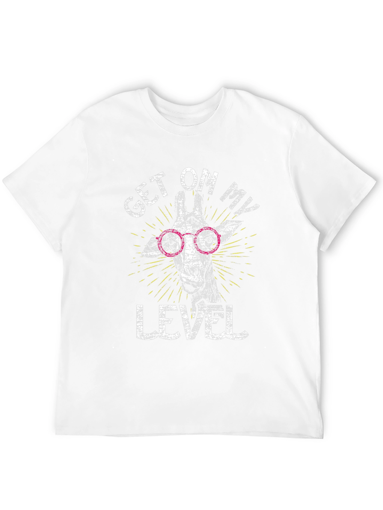 Get On My Level Giraffe Graphic Tee