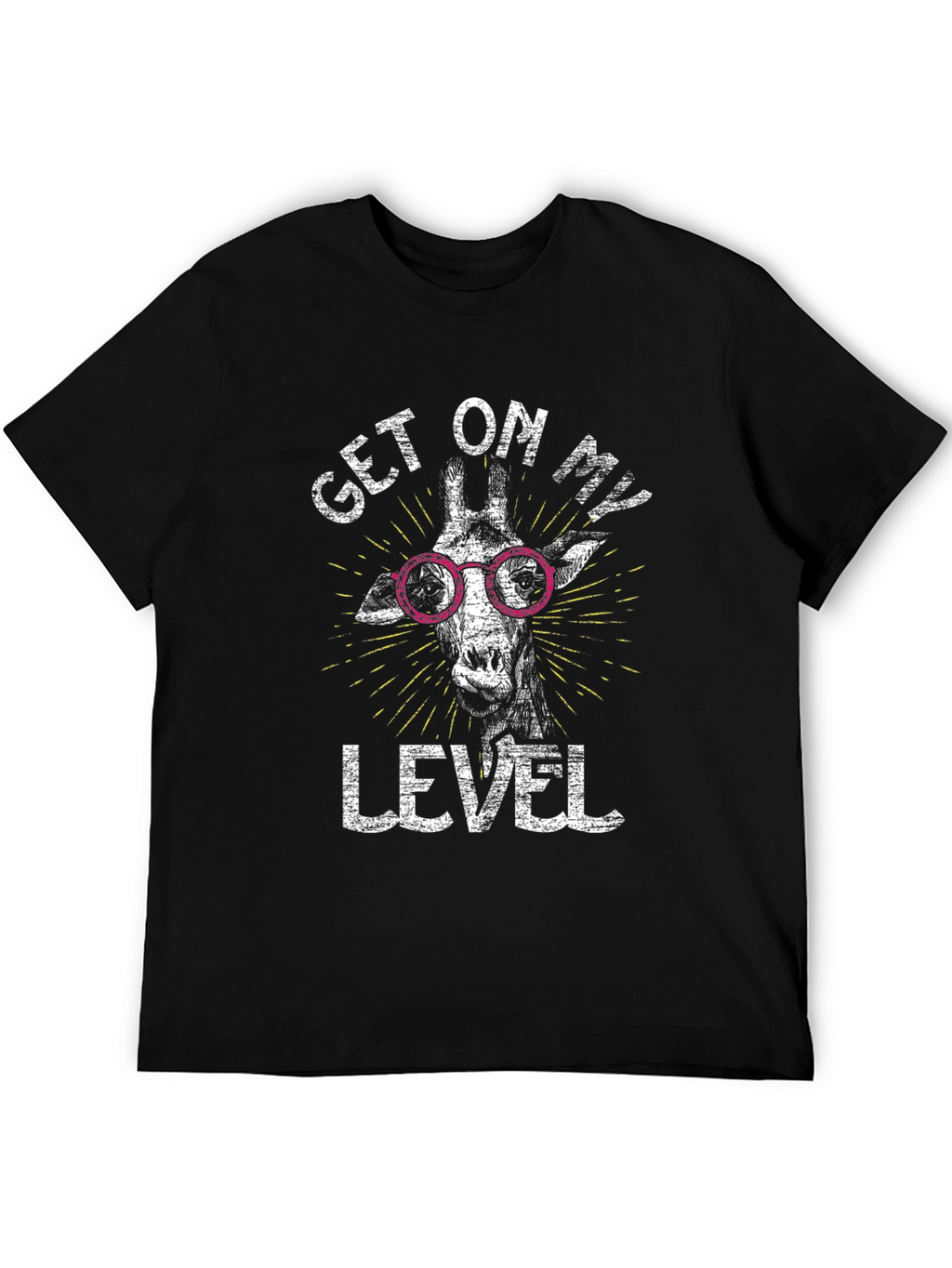 Get On My Level Giraffe Graphic Tee
