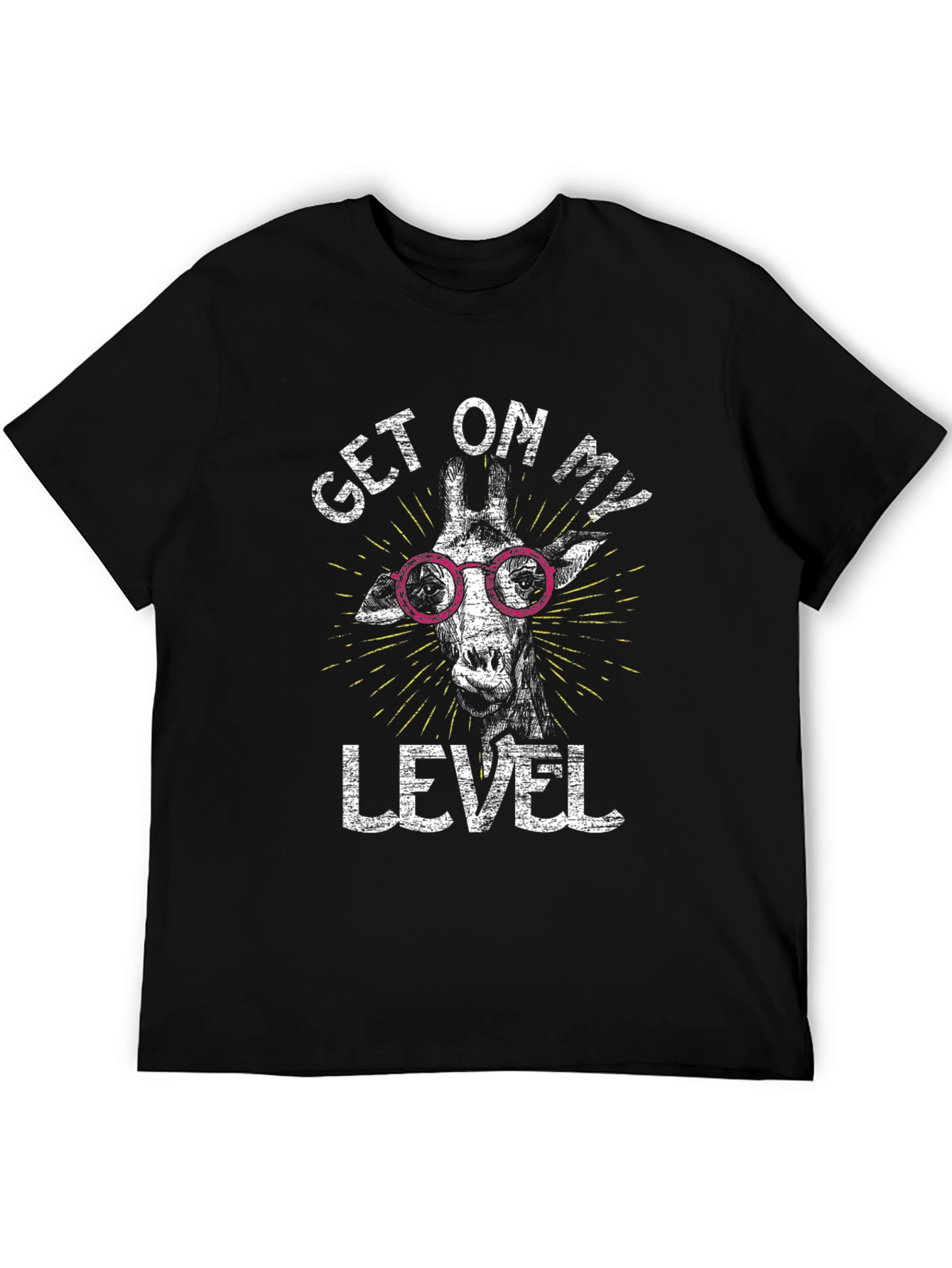 Get On My Level Giraffe Graphic Tee