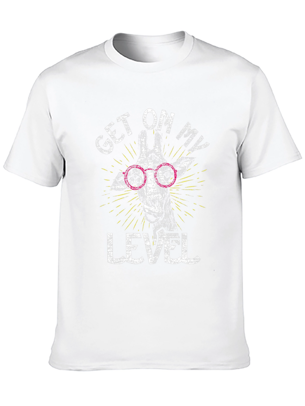 Get On My Level Giraffe Graphic Tee