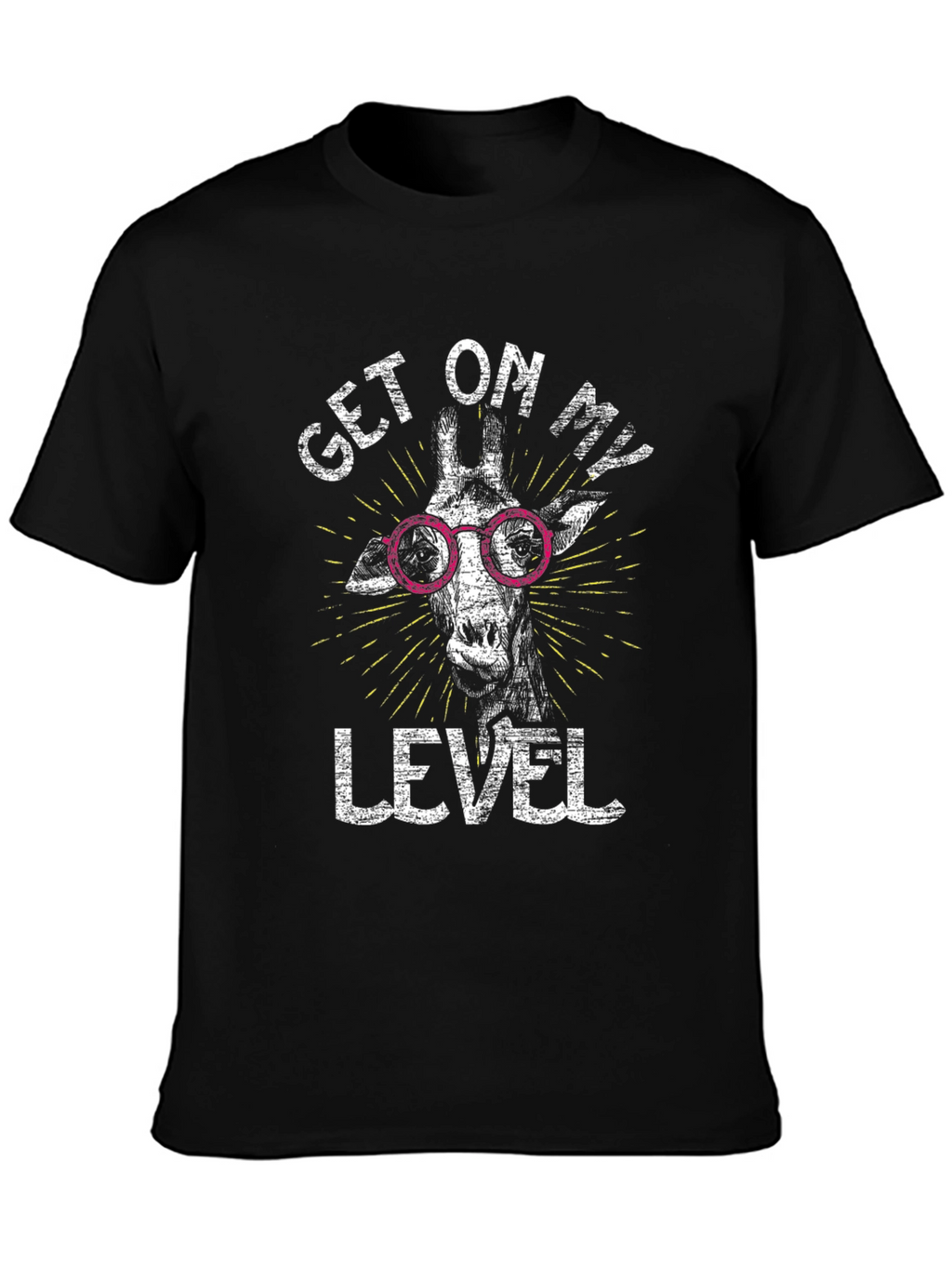 Get On My Level Giraffe Graphic Tee