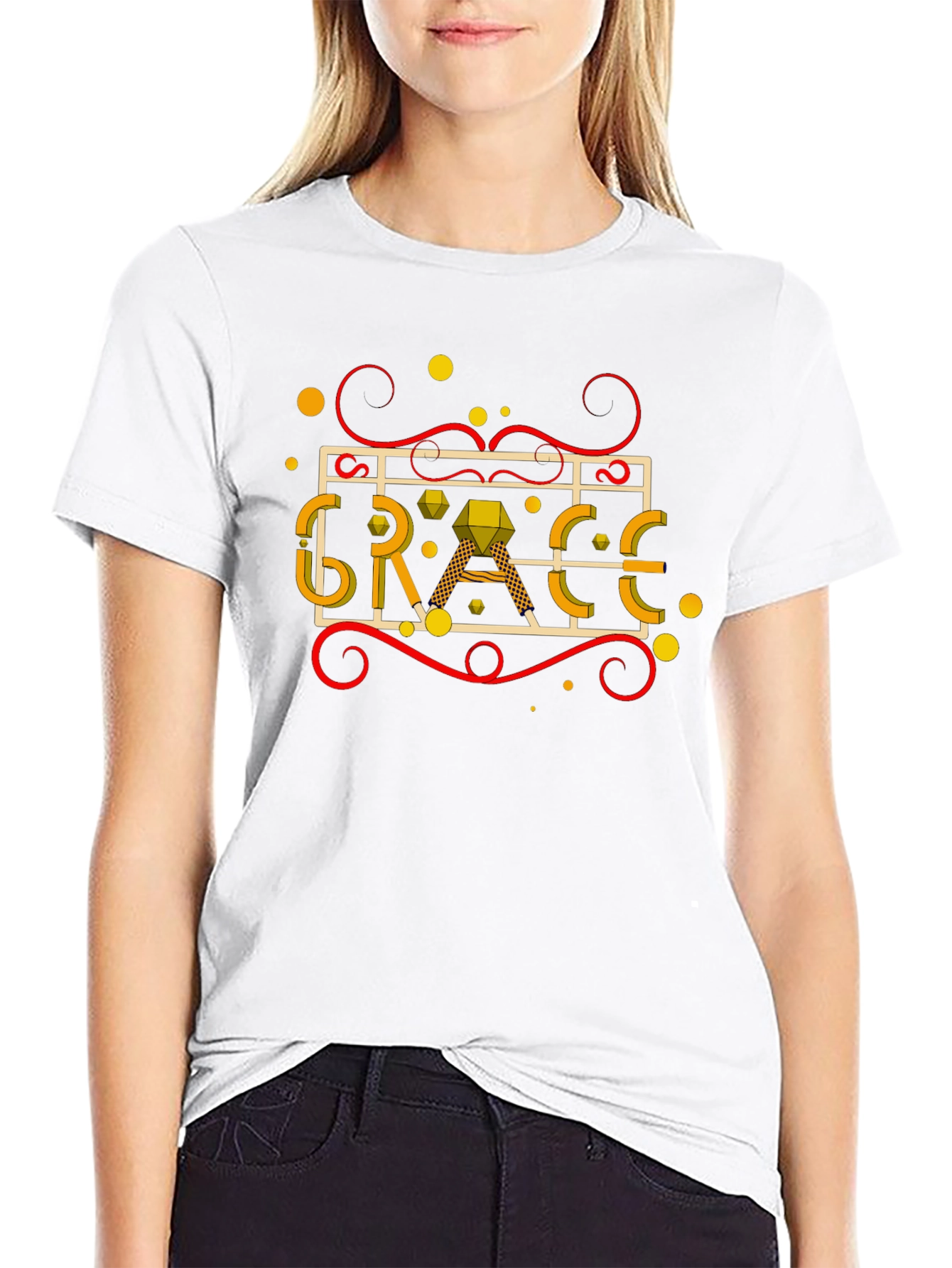 Grace Graphic Tee - Unique Design T-Shirt