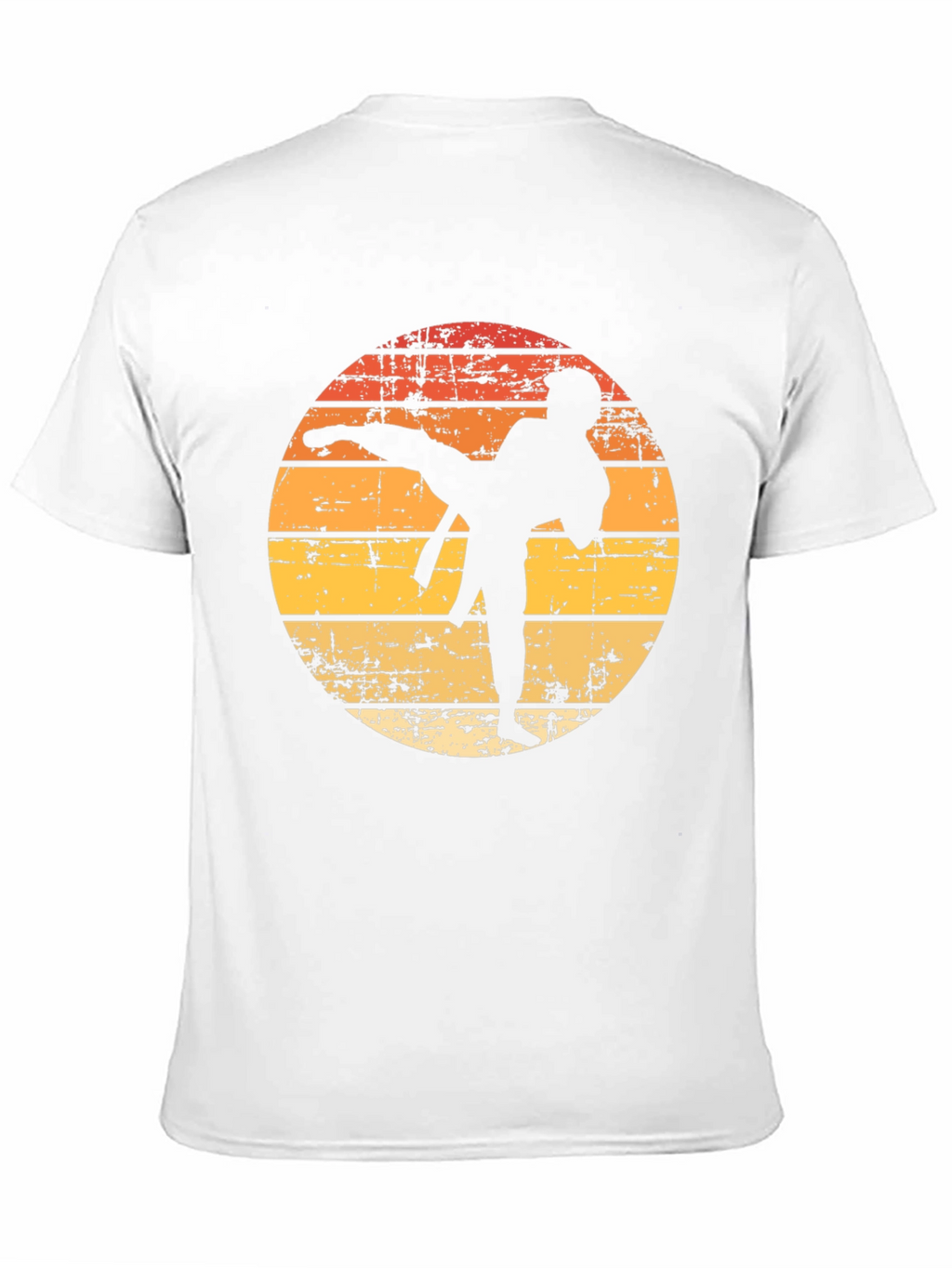 Karate Sunset T-Shirt - Retro Martial Arts Tee