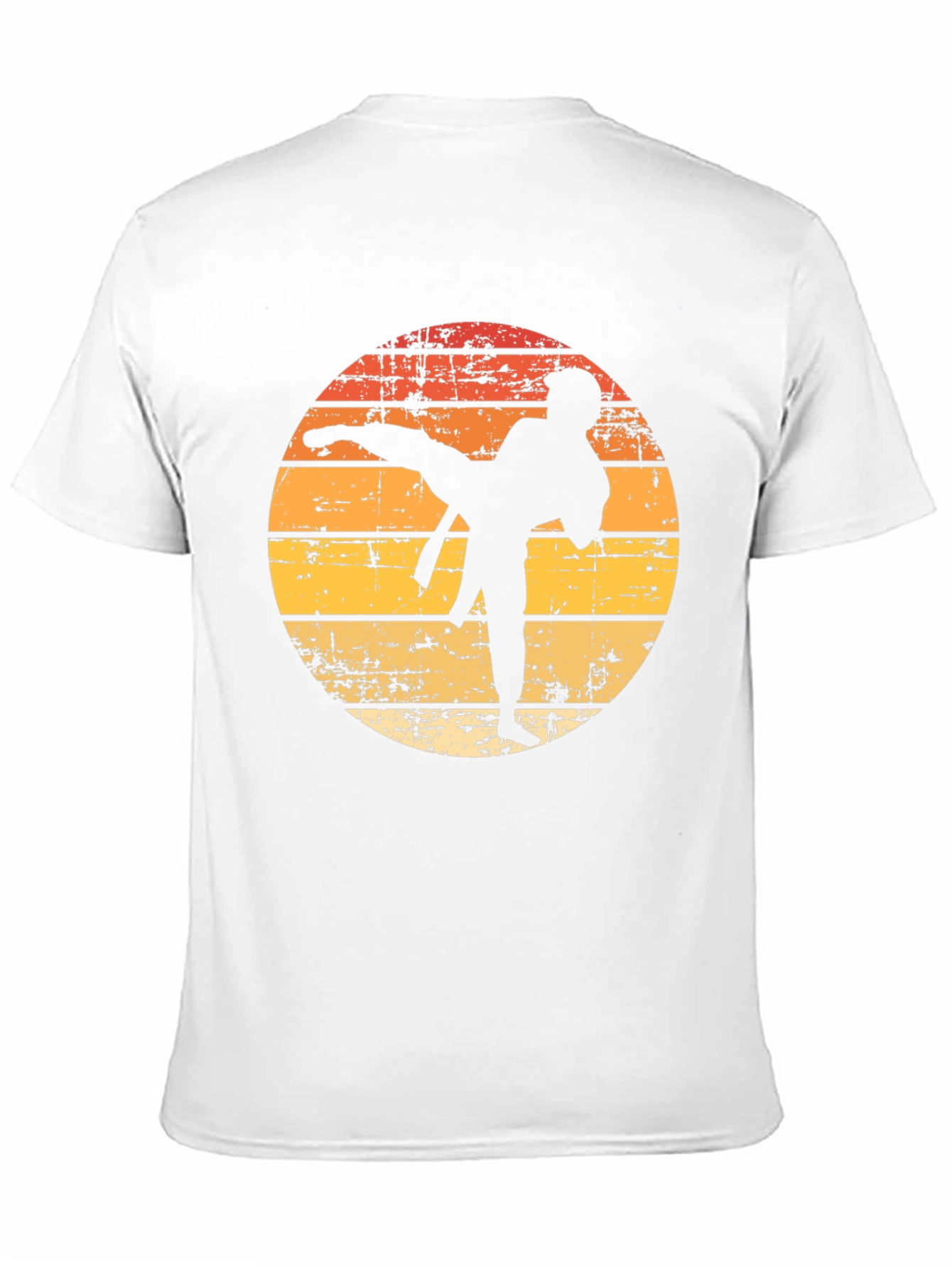 Karate Sunset T-Shirt - Retro Martial Arts Tee