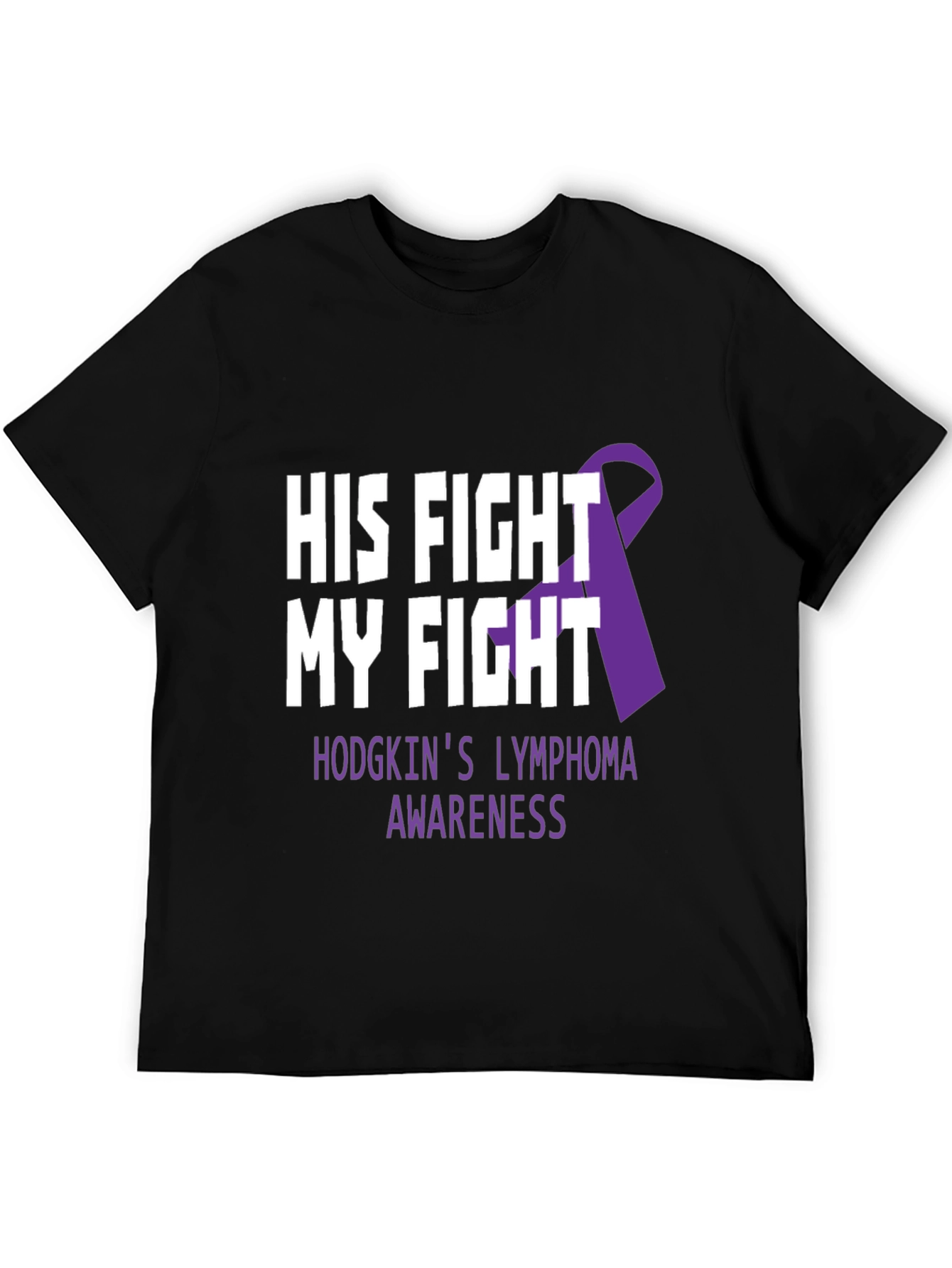 His Fight My Fight Hodgkins Lymphoma Awareness T-Shirt