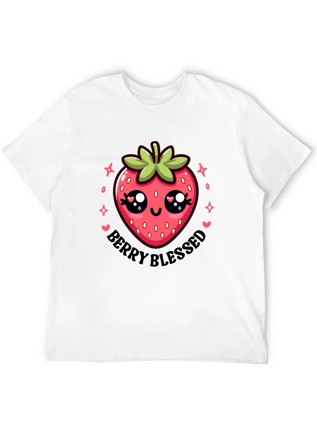 Berry Blessed Cute Strawberry T-Shirt