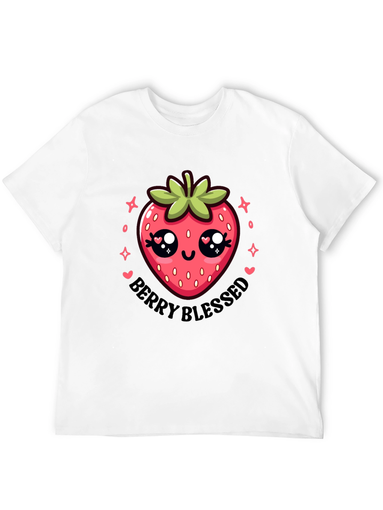 Berry Blessed Cute Strawberry T-Shirt