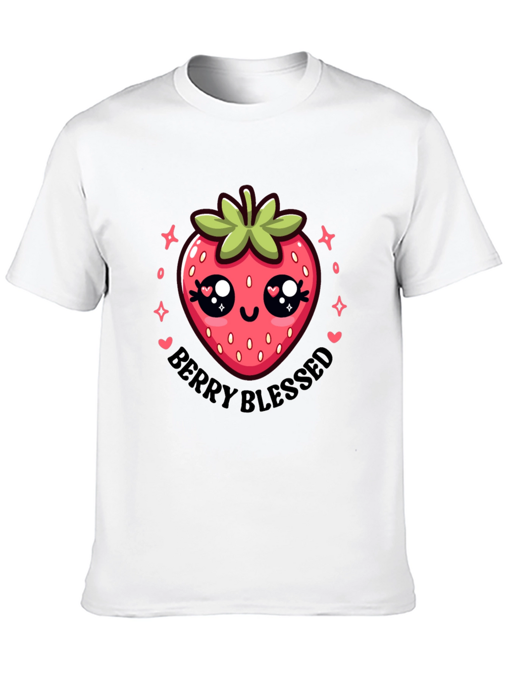 Berry Blessed Cute Strawberry T-Shirt