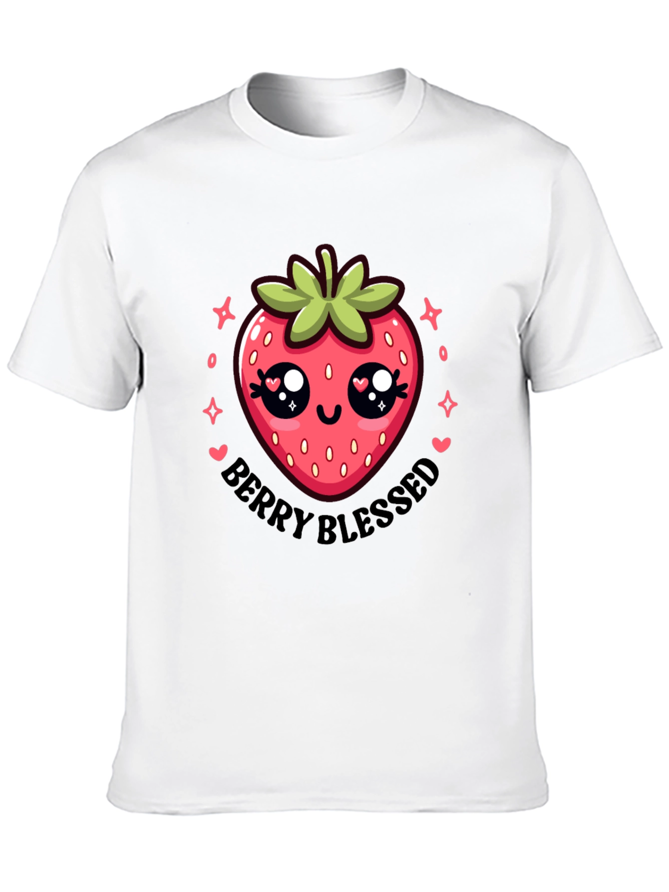 Berry Blessed Cute Strawberry T-Shirt