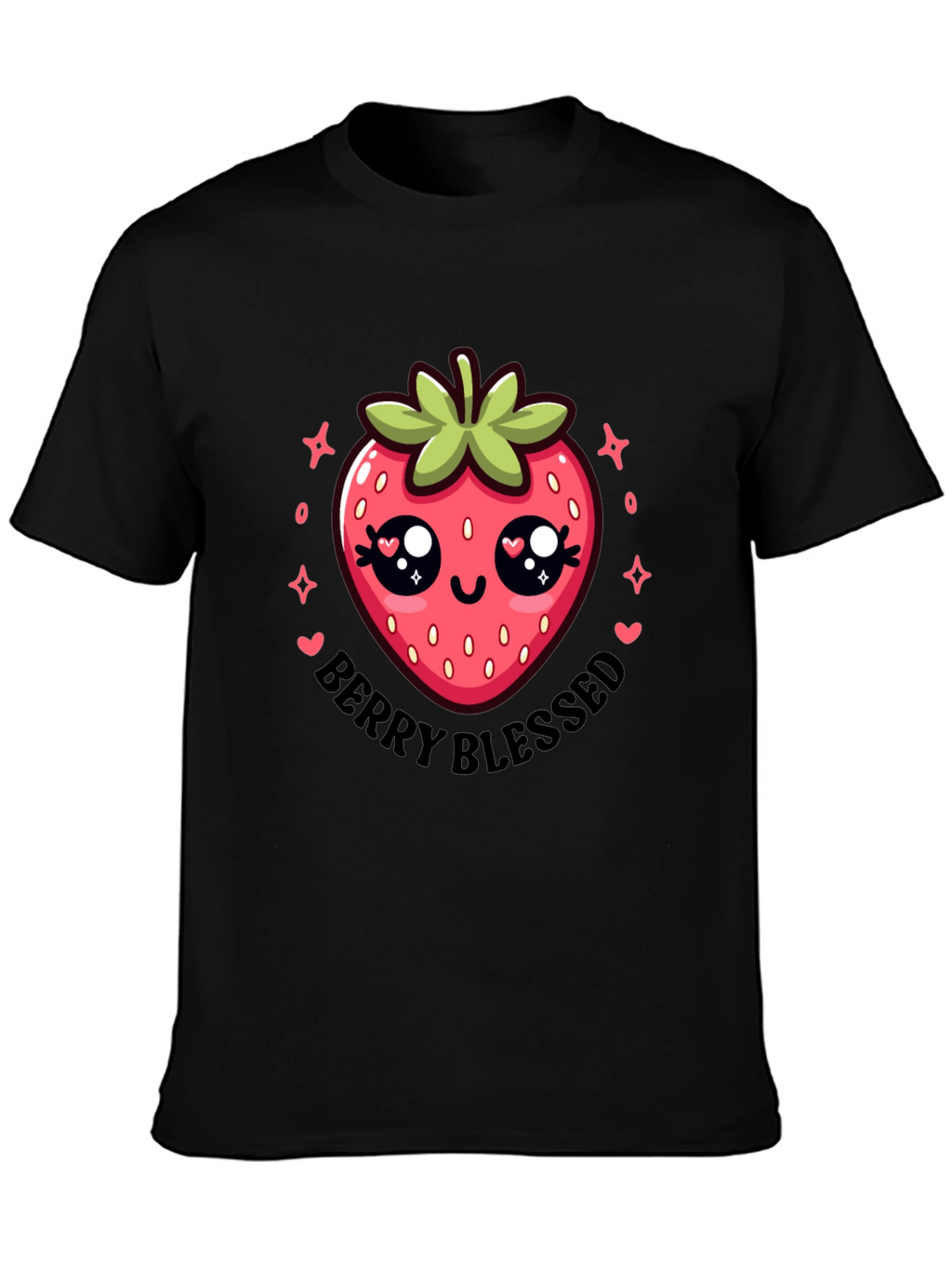 Berry Blessed Cute Strawberry T-Shirt