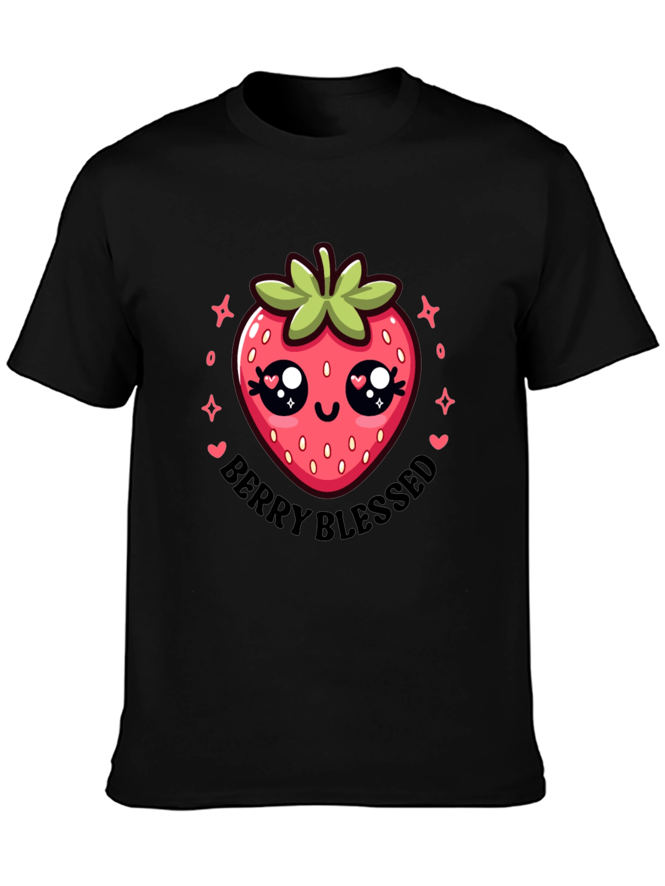 Berry Blessed Cute Strawberry T-Shirt