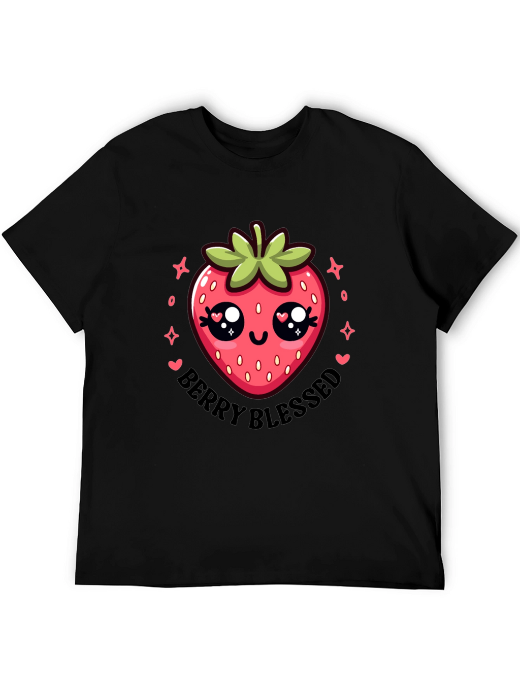 Berry Blessed Cute Strawberry T-Shirt