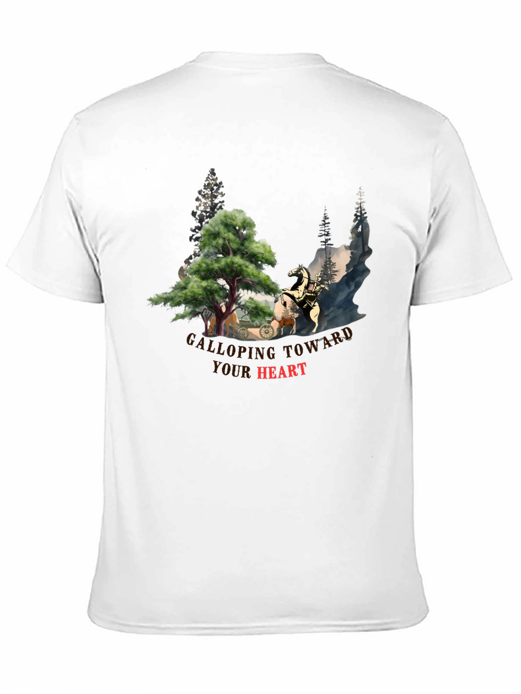Galloping Toward Your Heart Graphic Tee
