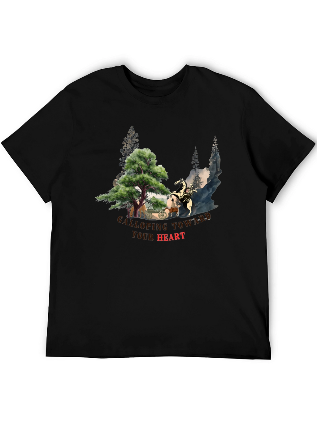 Galloping Toward Your Heart Graphic Tee