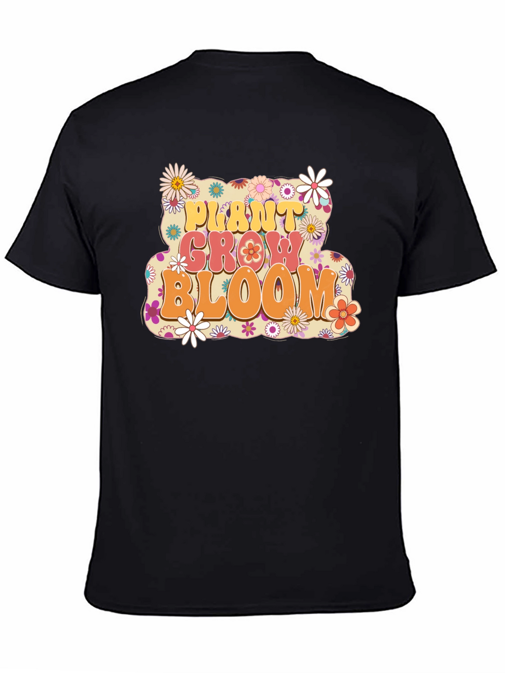 Plant Grow Bloom T-Shirt - Retro Floral Design