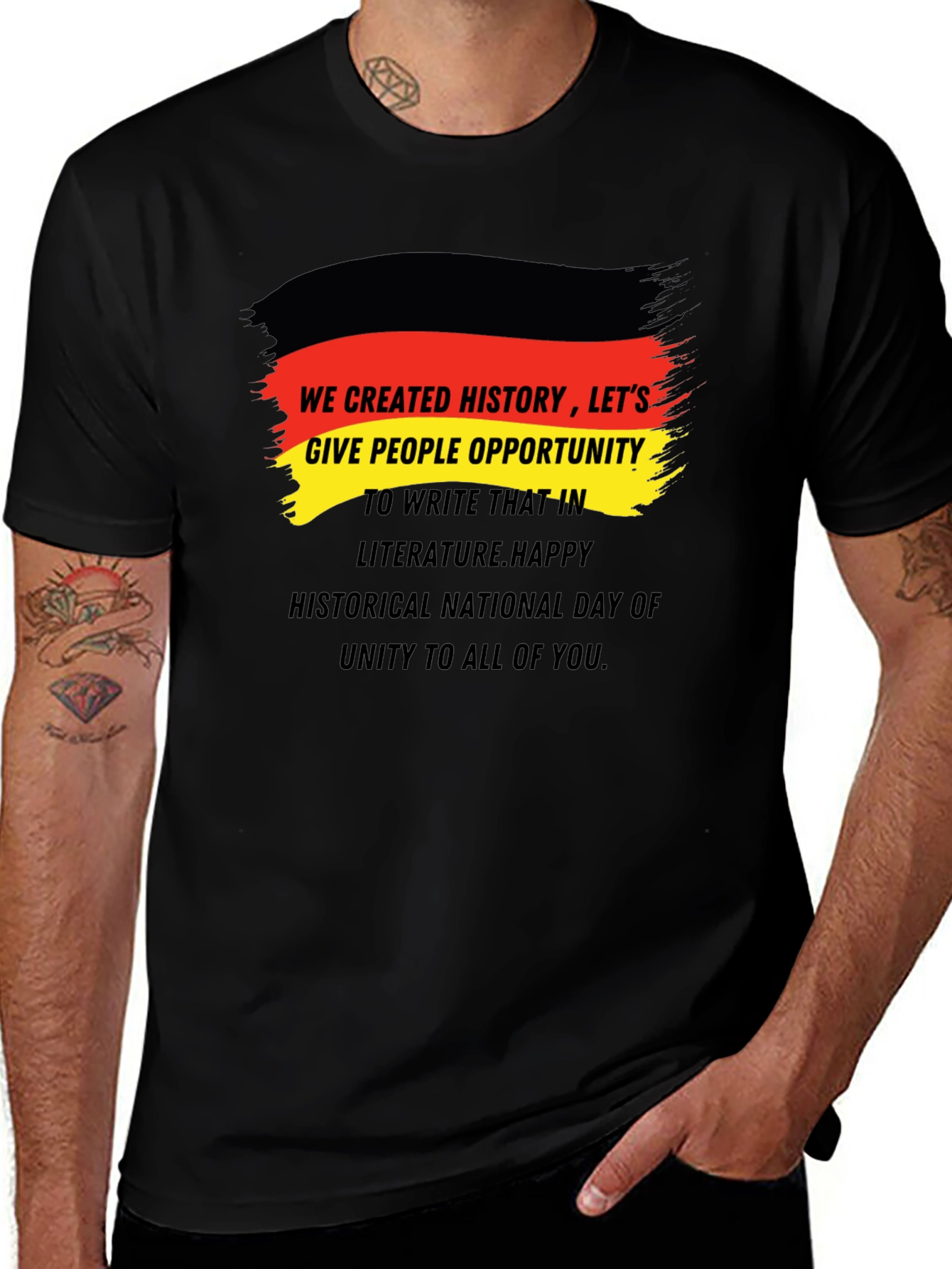 German Unity Day T-Shirt - We Created History!