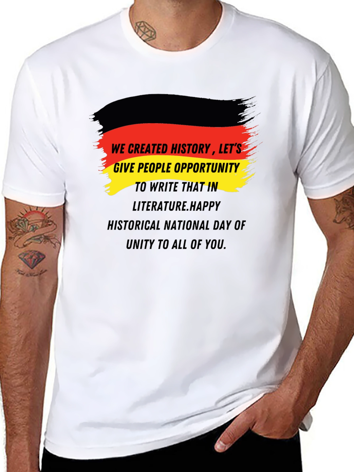 German Unity Day T-Shirt - We Created History!