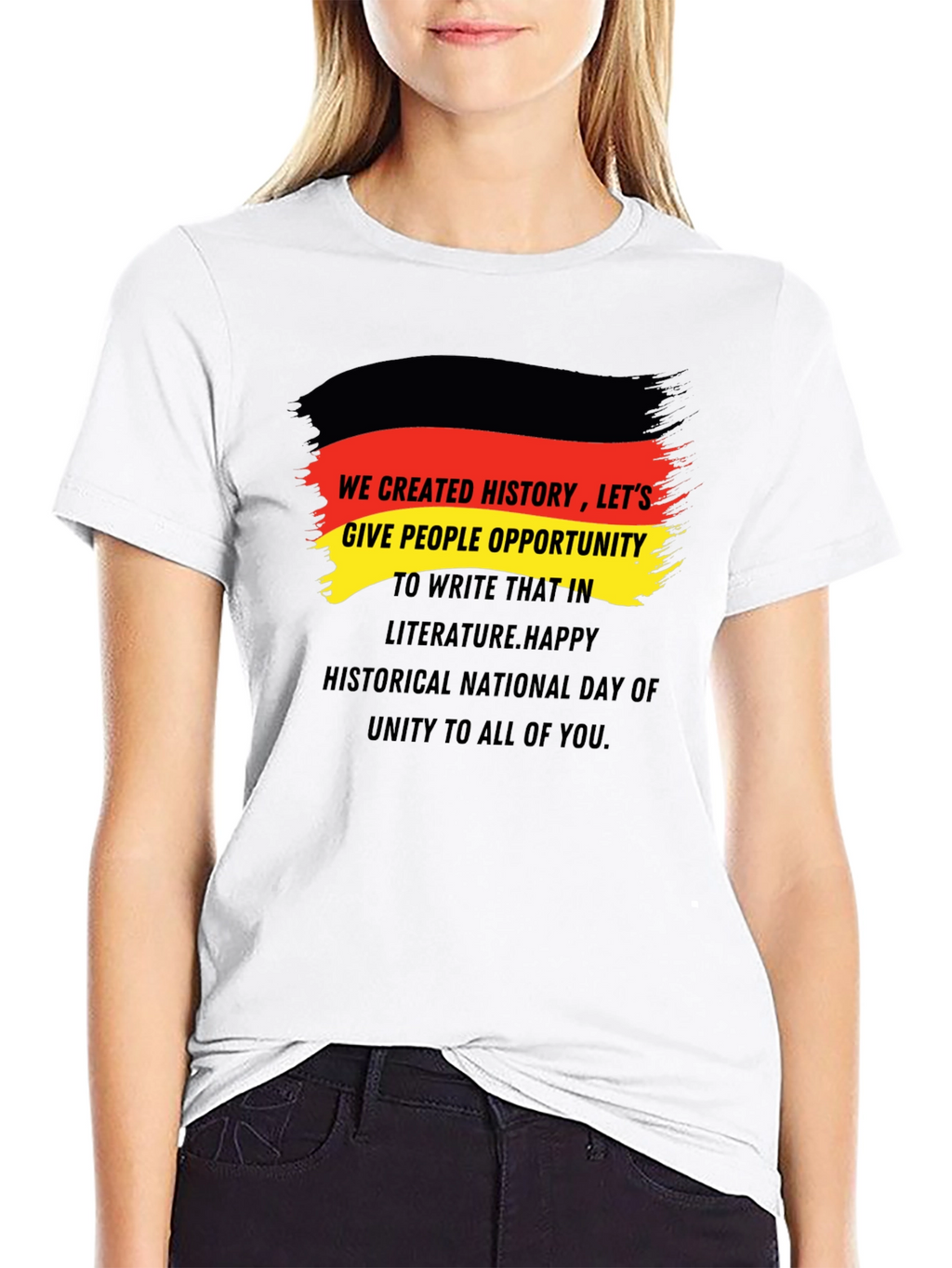 German Unity Day T-Shirt - We Created History!