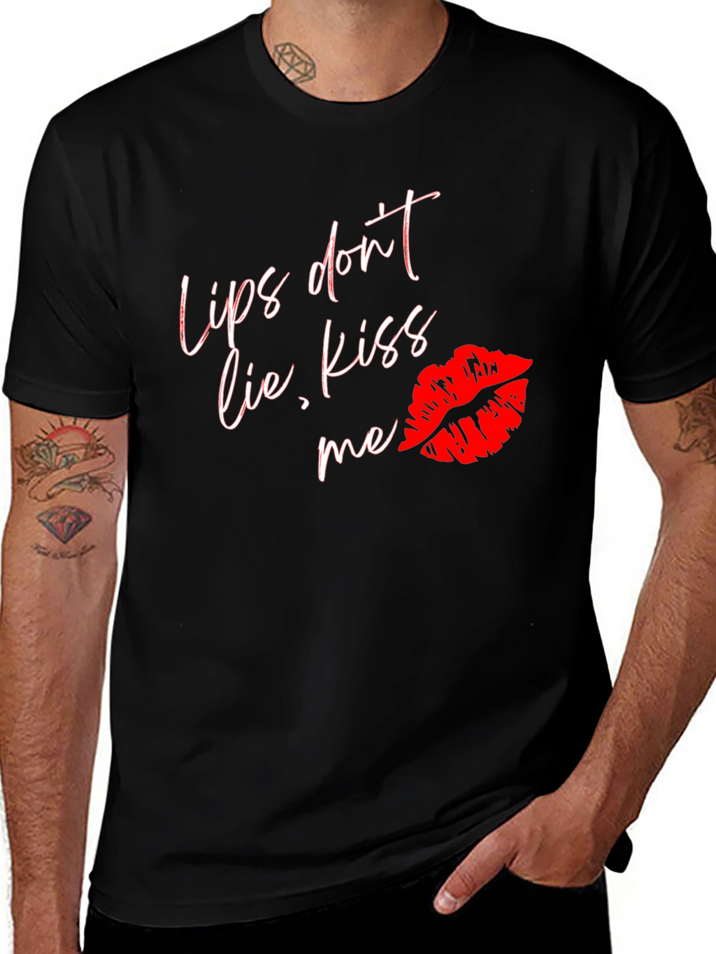 Lips Dont Lie Kiss Me T-Shirt