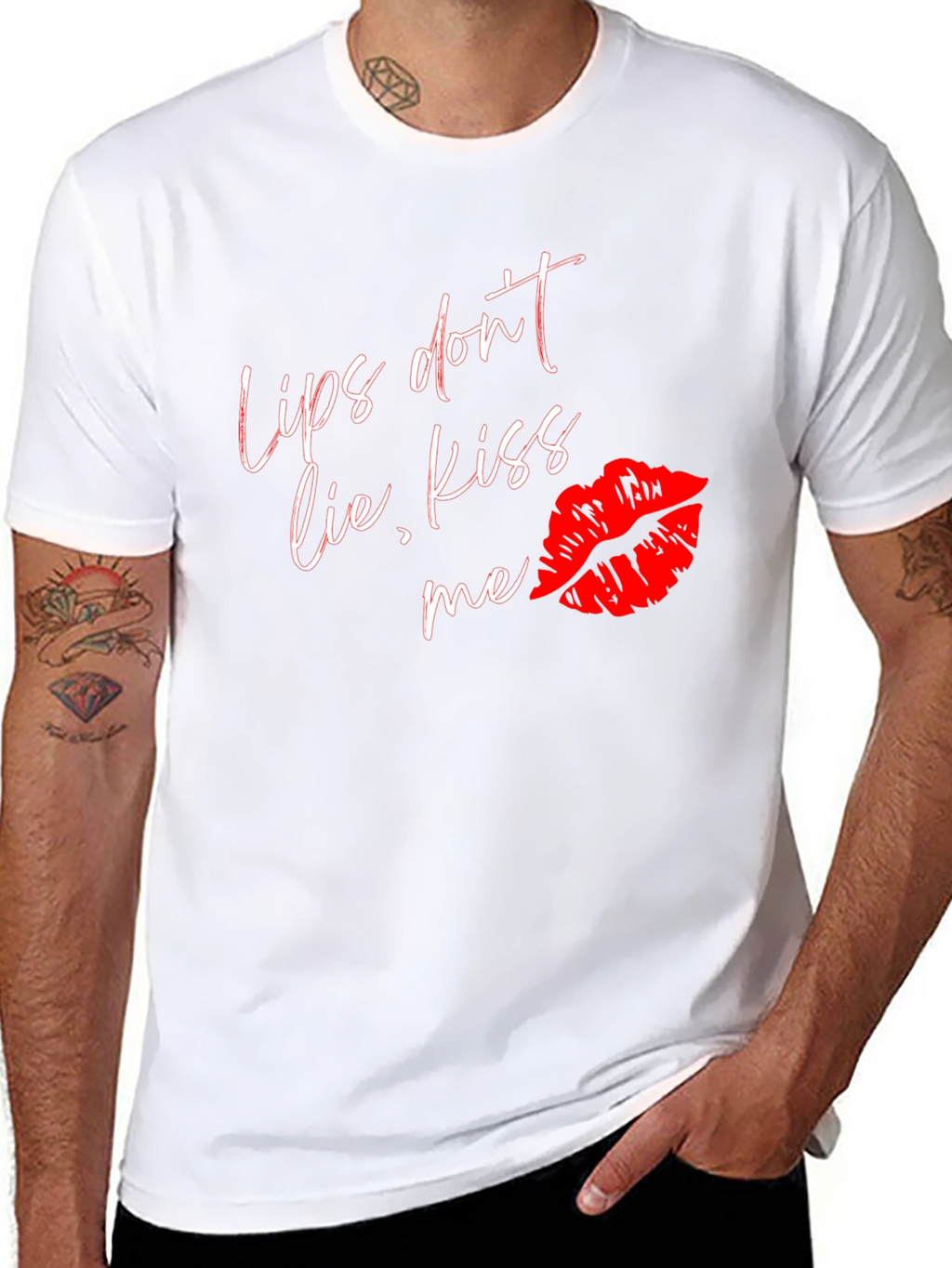 Lips Dont Lie Kiss Me T-Shirt