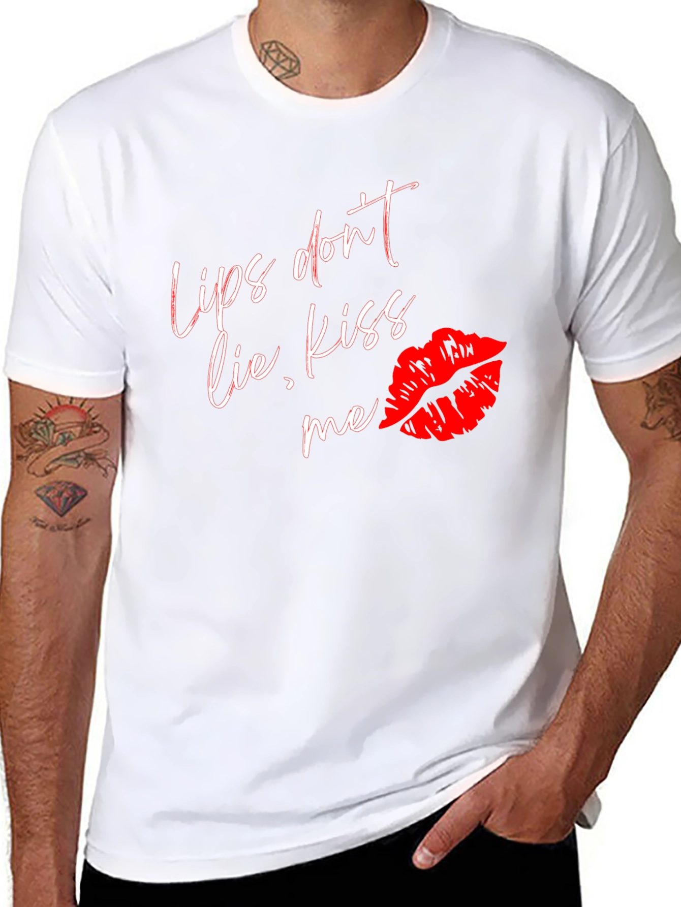 Lips Dont Lie Kiss Me T-Shirt
