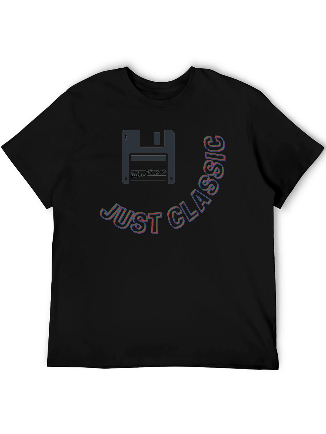 Win95 Classic Floppy Disk T-Shirt - Retro PC Gamer Tee