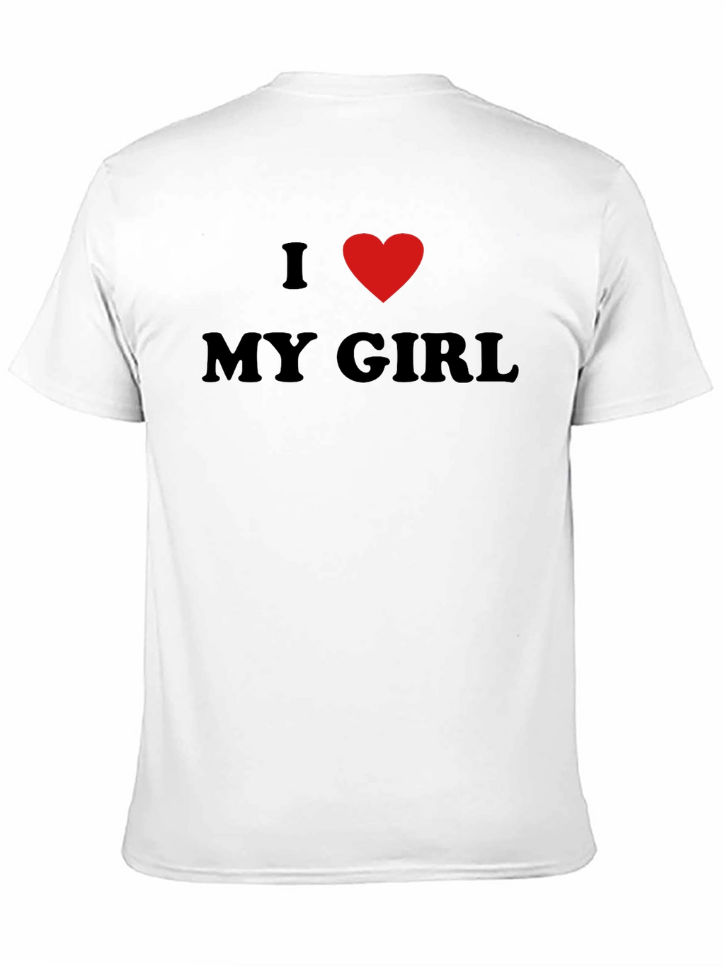 I Heart My Girl Black T-Shirt