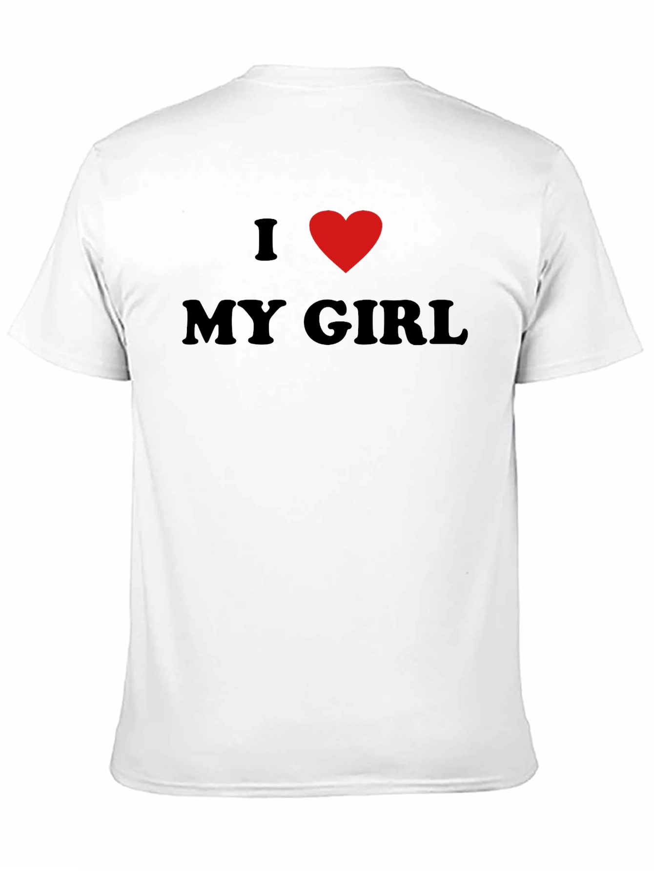 I Heart My Girl Black T-Shirt