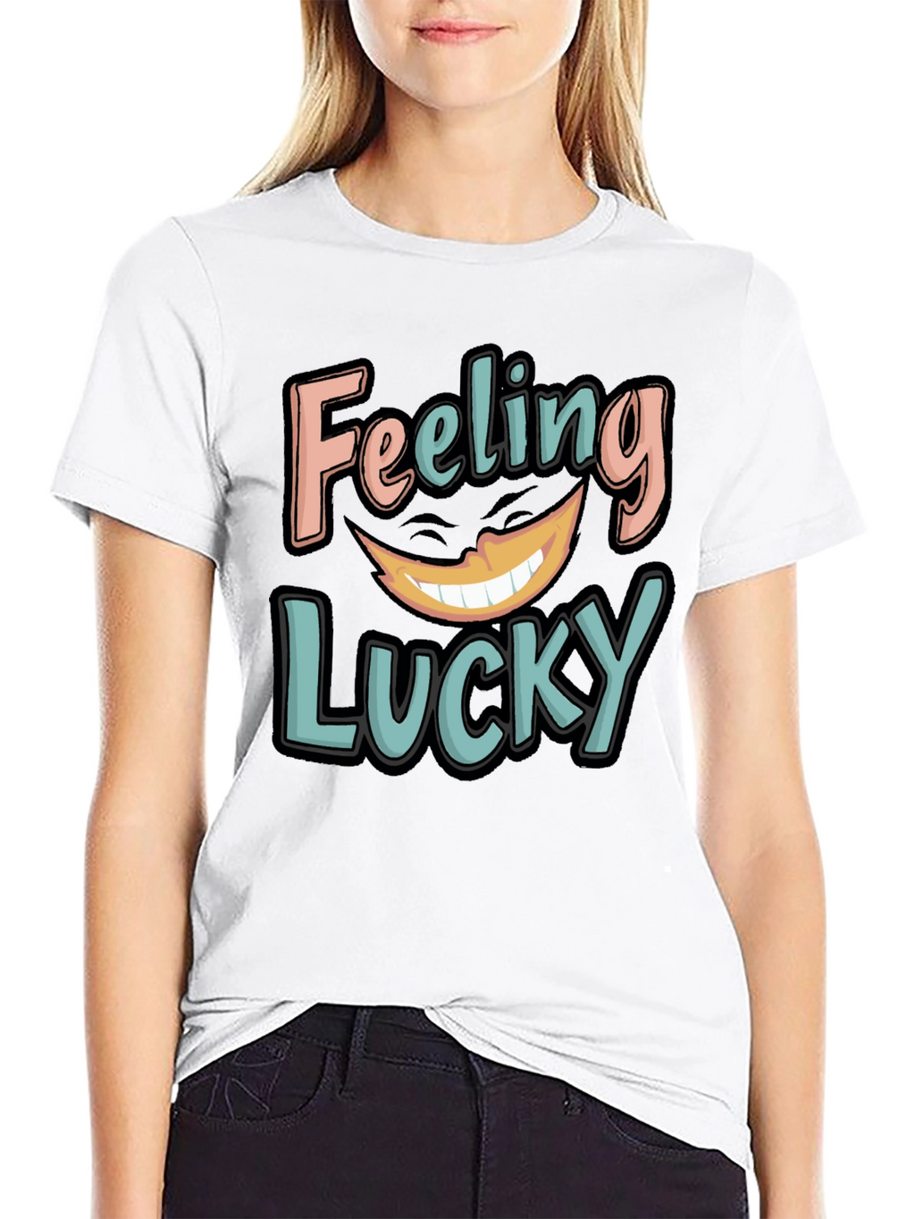 Feeling Lucky Graphic Tee - Soft Cotton