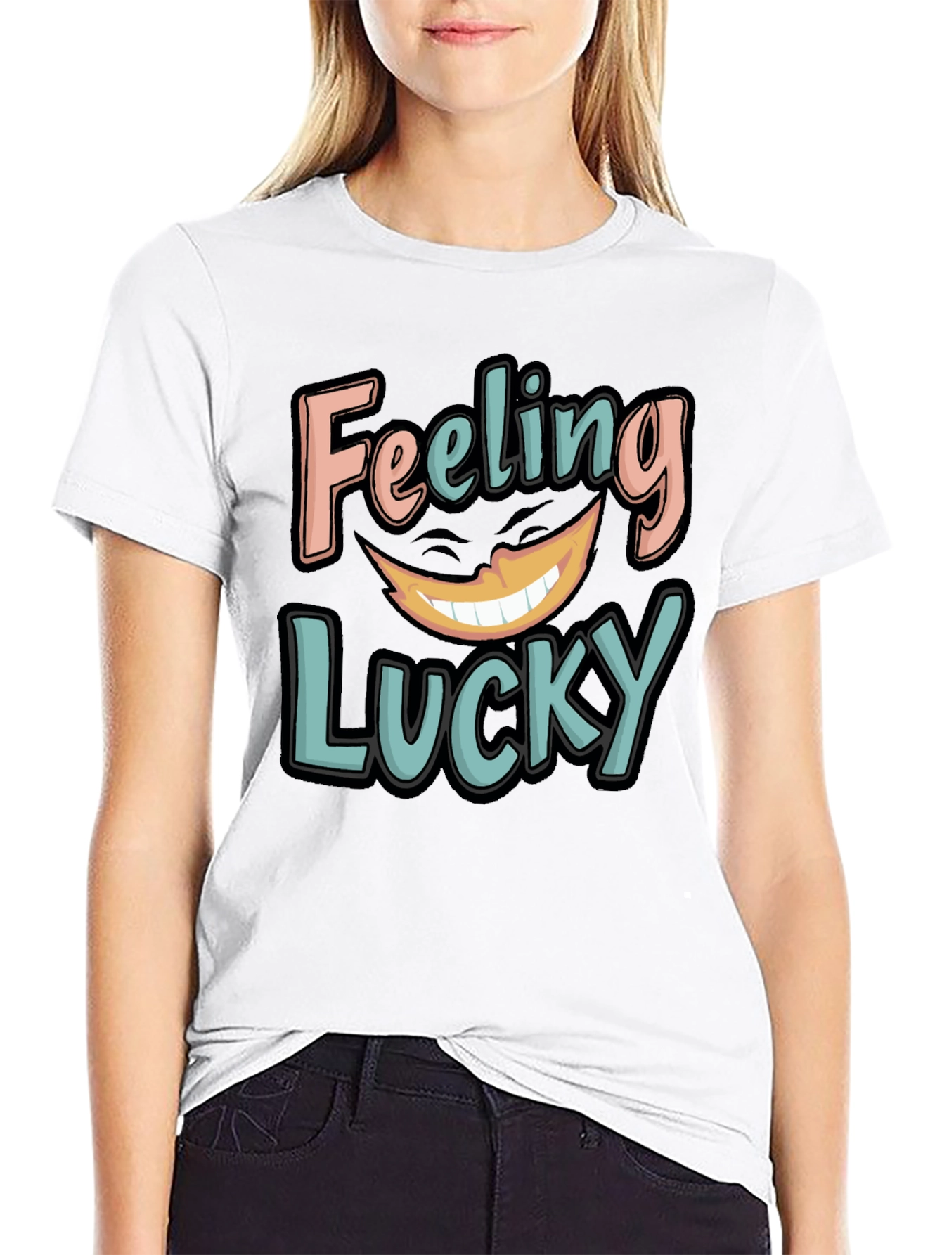 Feeling Lucky Graphic Tee - Soft Cotton