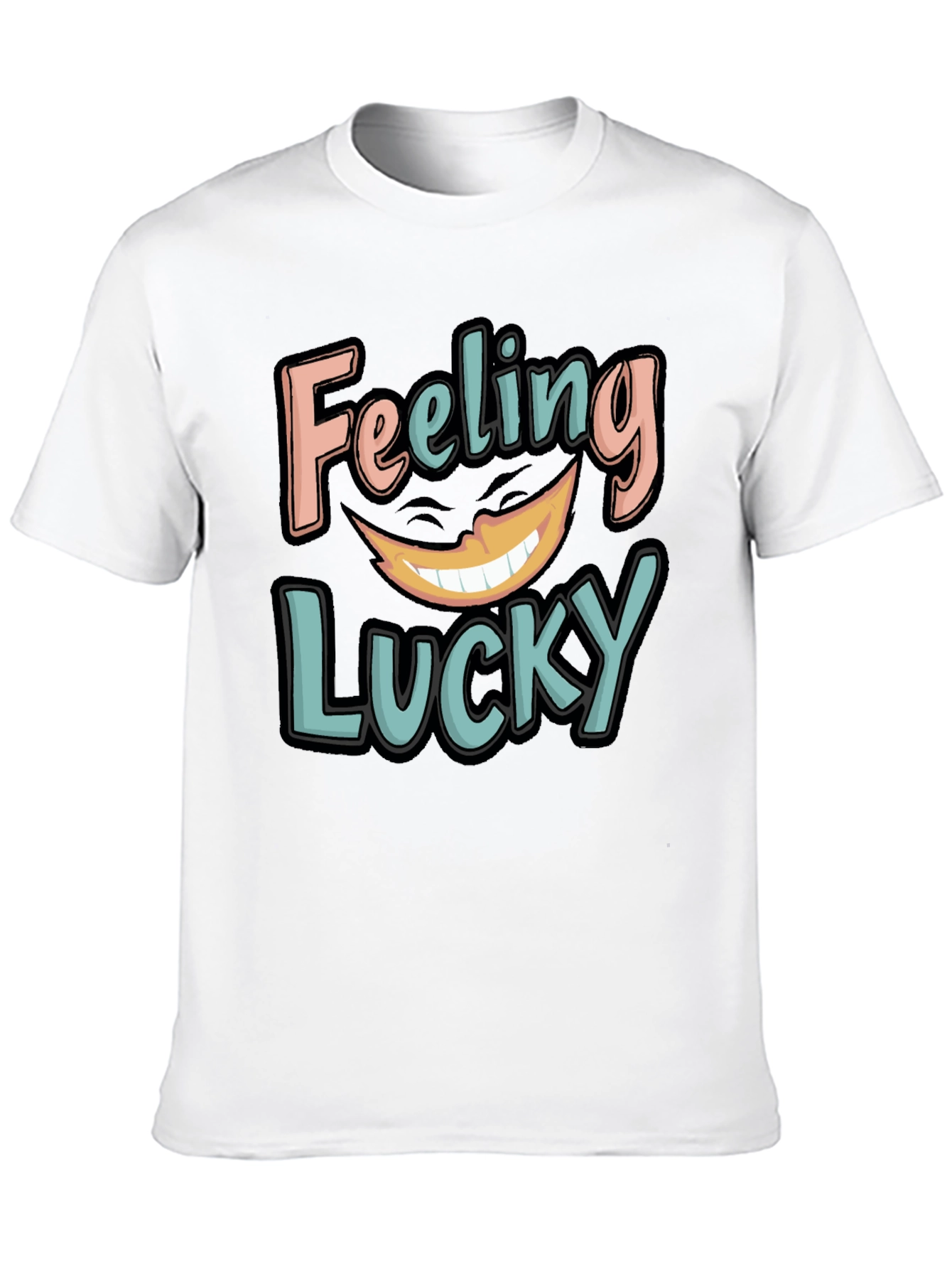 Feeling Lucky Graphic Tee - Soft Cotton