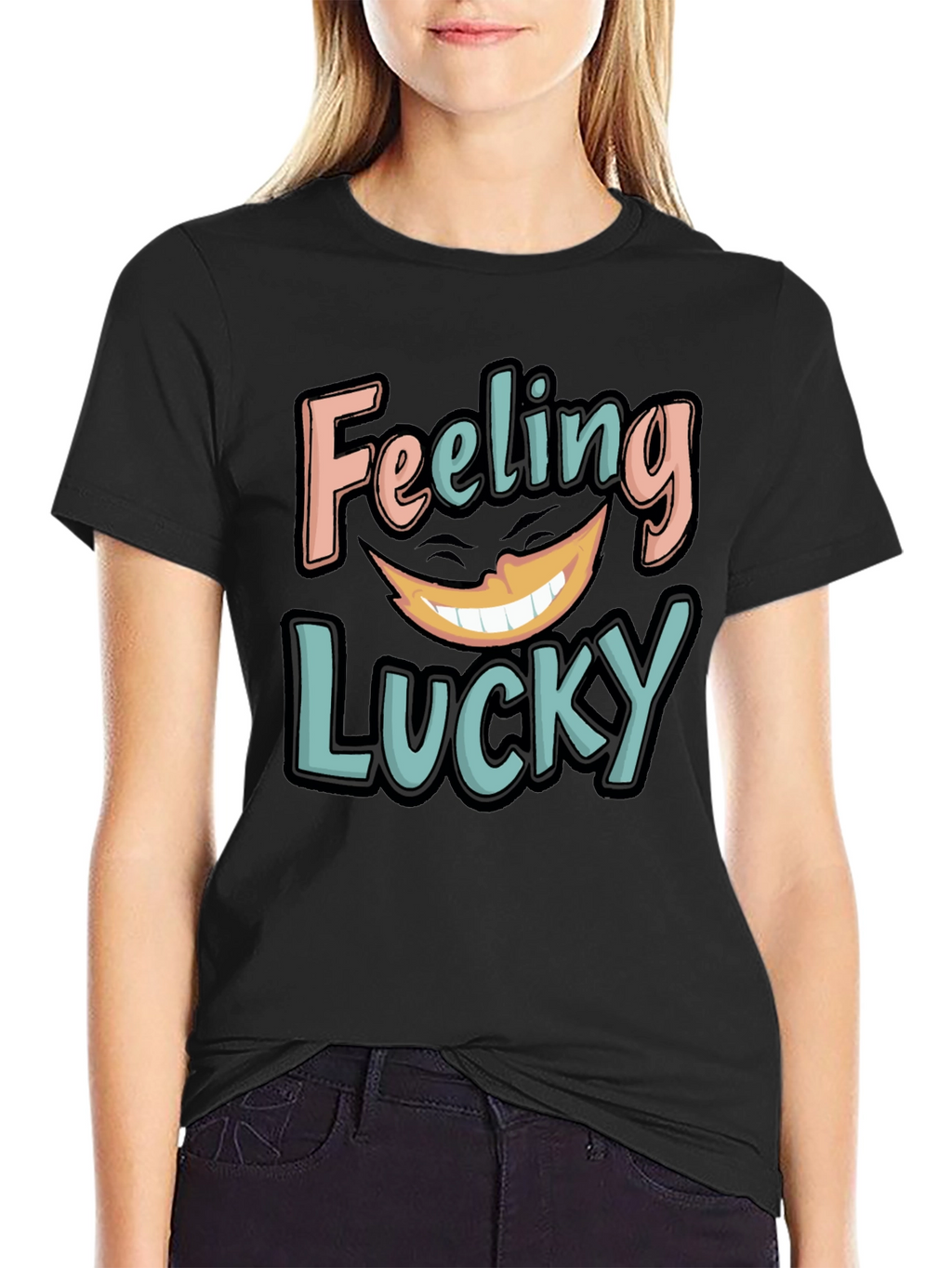 Feeling Lucky Graphic Tee - Soft Cotton
