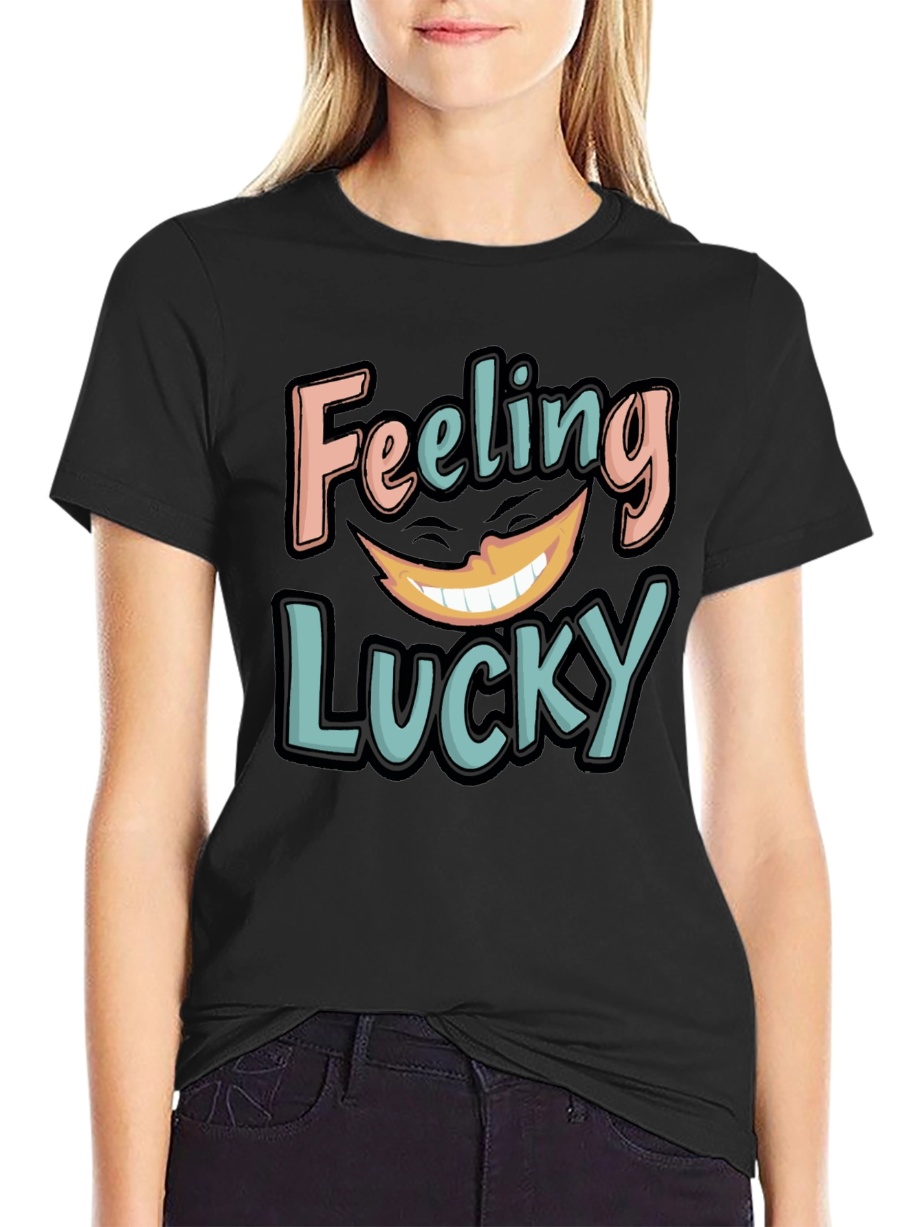 Feeling Lucky Graphic Tee - Soft Cotton
