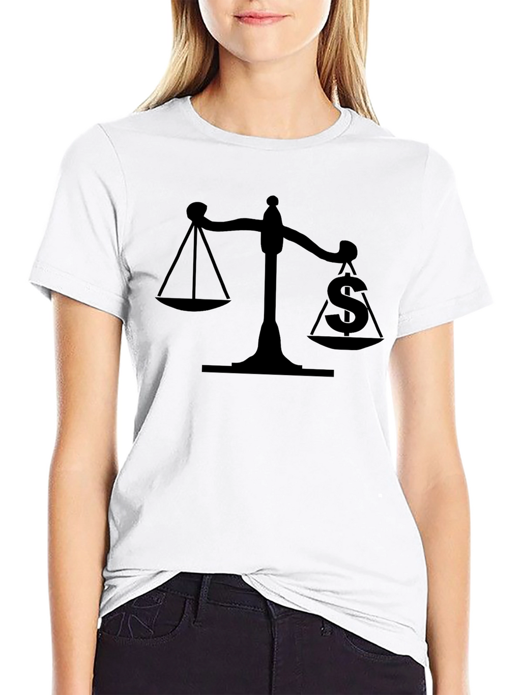 Balance of Power Black Graphic Tee