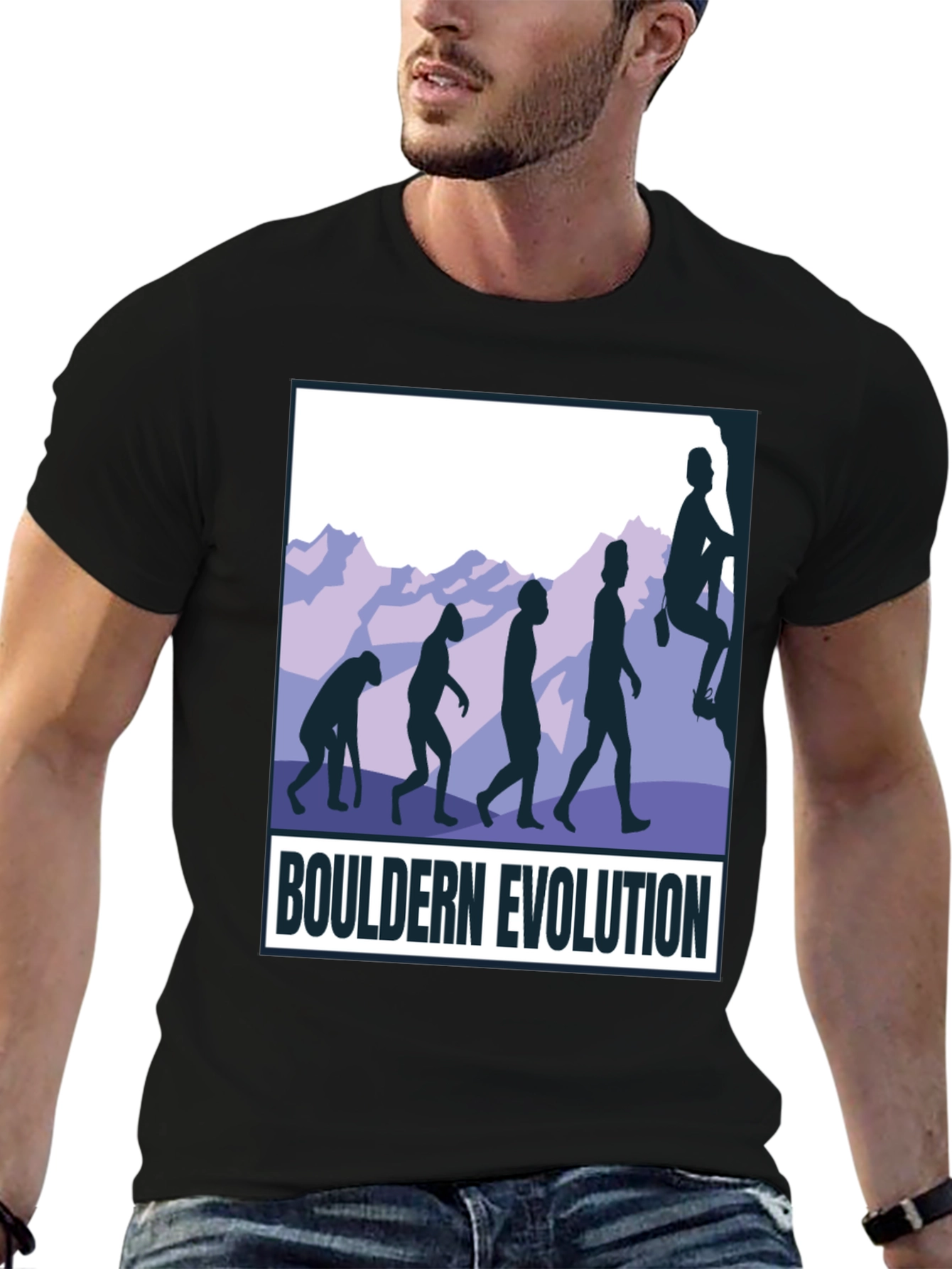 Bouldern Evolution Graphic Tee