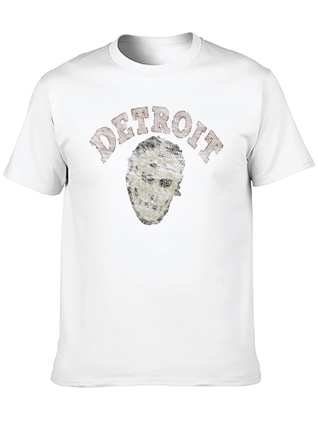 Detroit Hockey Mask Graphic T-Shirt - Black