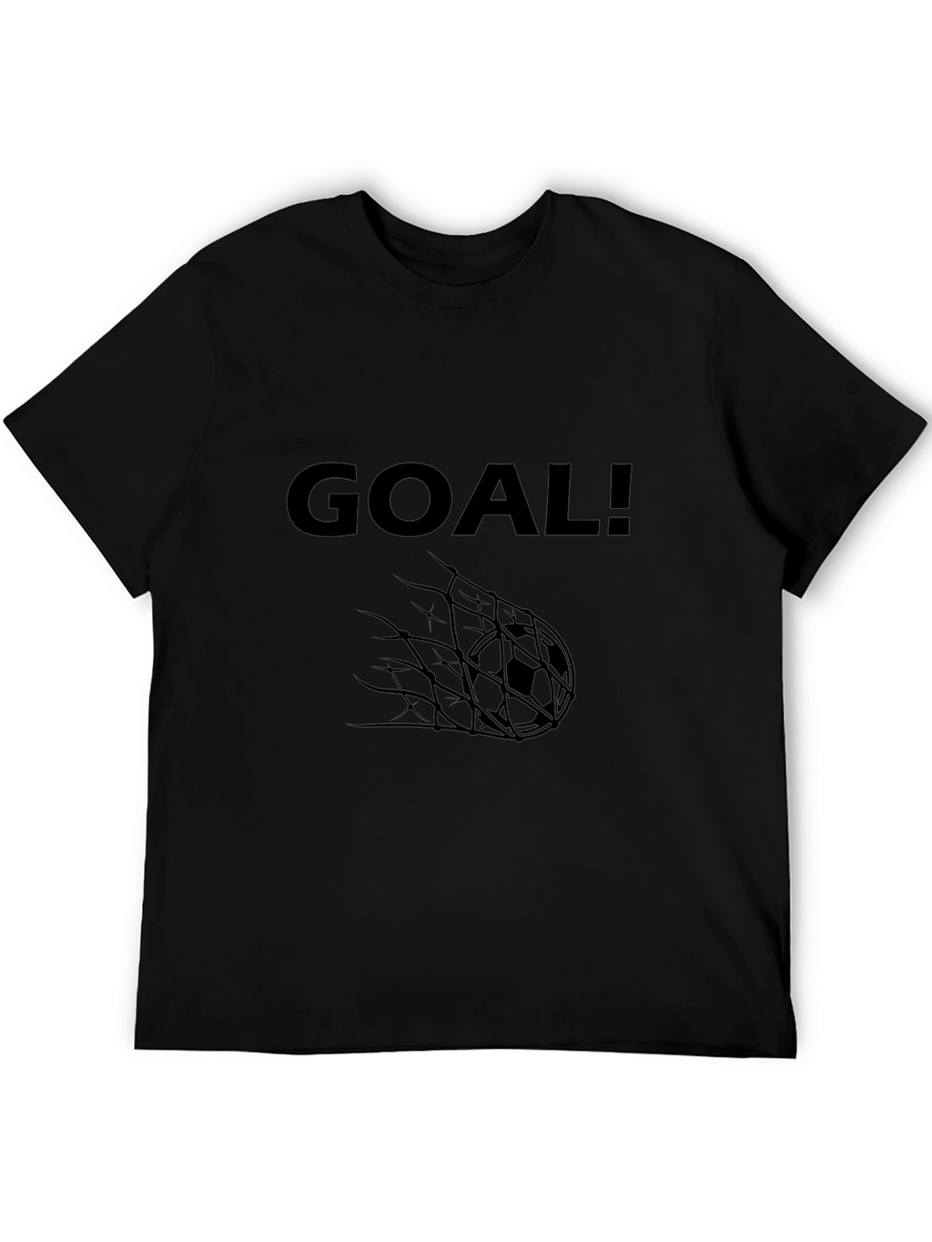Goal! Graphic Black T-Shirt - Soccer Fan Apparel