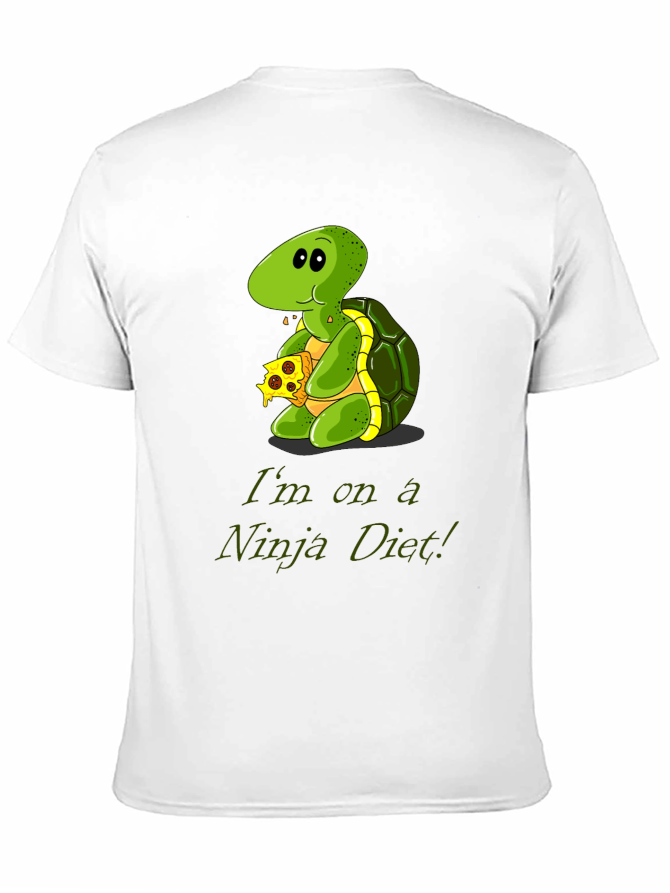 Ninja Diet Turtle T-Shirt - Funny Cartoon Tee