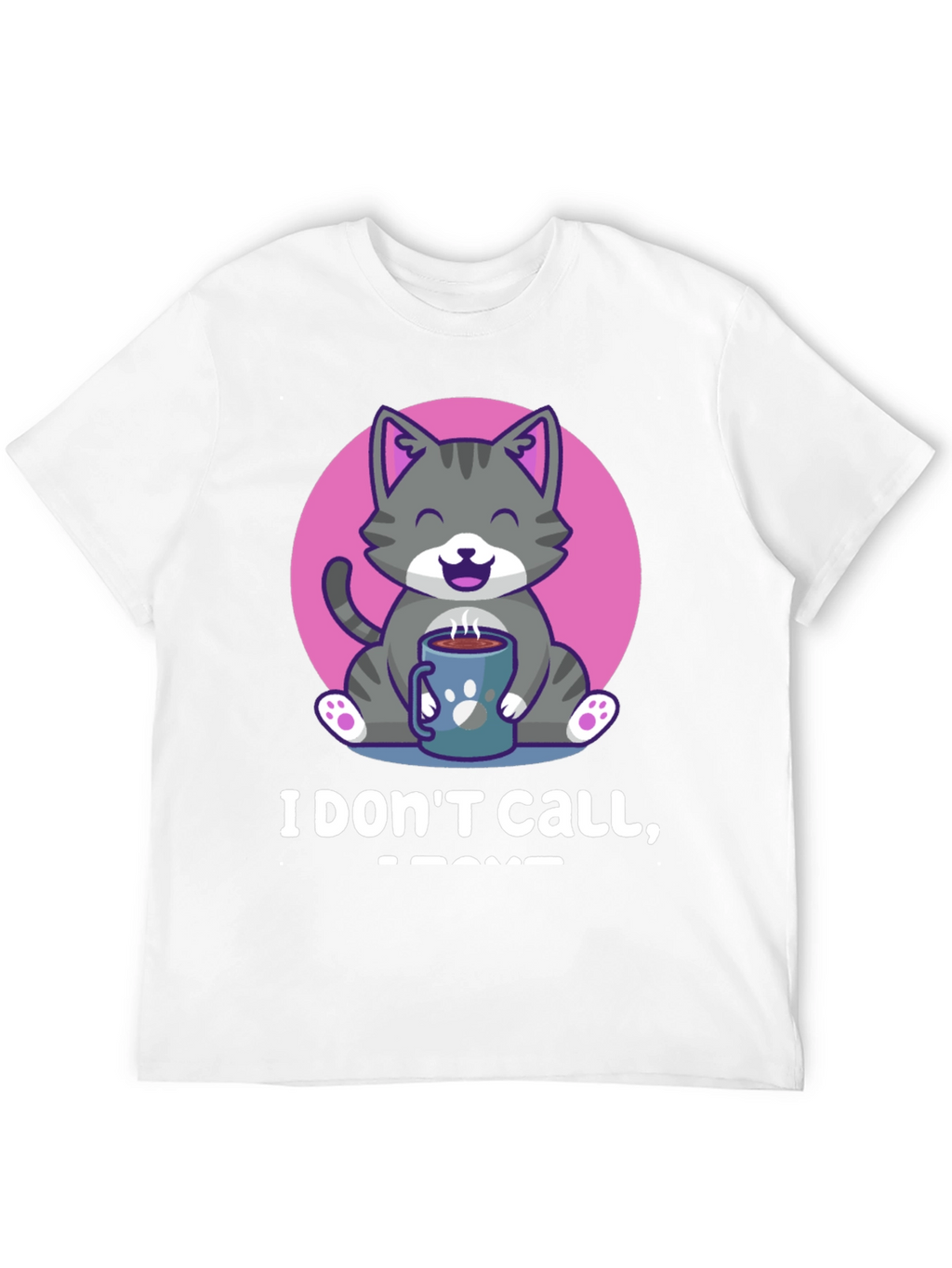 Cute Cat Coffee T-Shirt