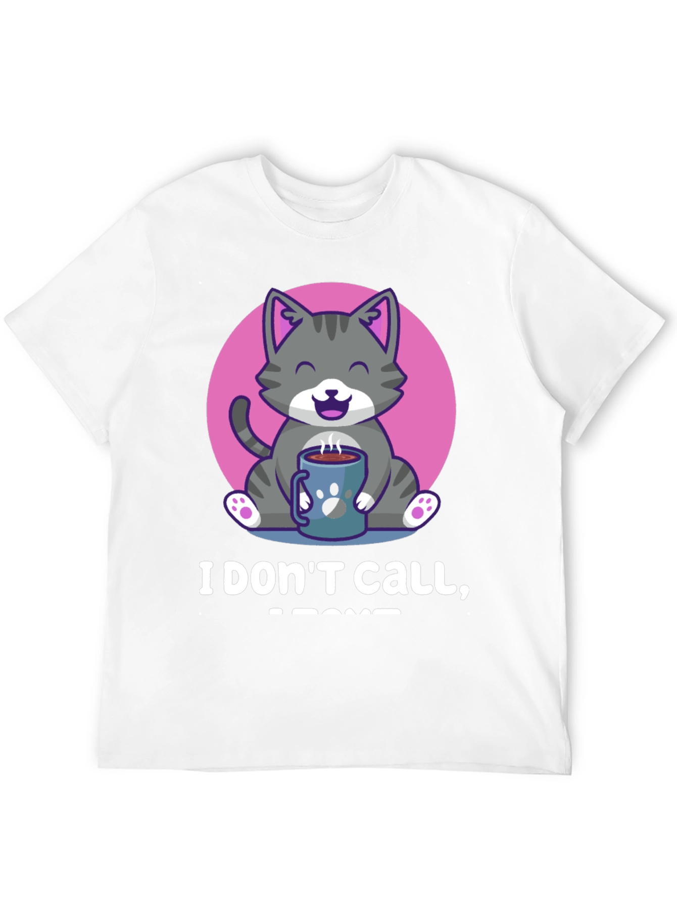 Cute Cat Coffee T-Shirt