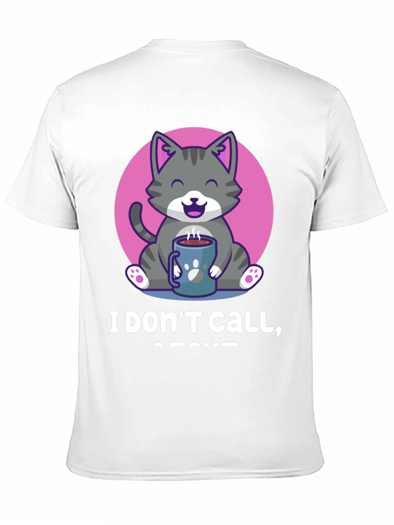 Cute Cat Coffee T-Shirt