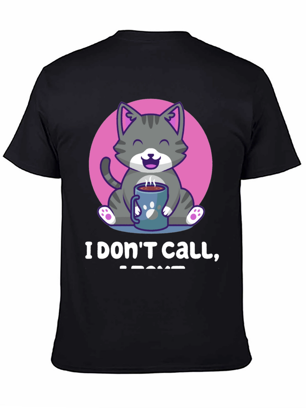 Cute Cat Coffee T-Shirt