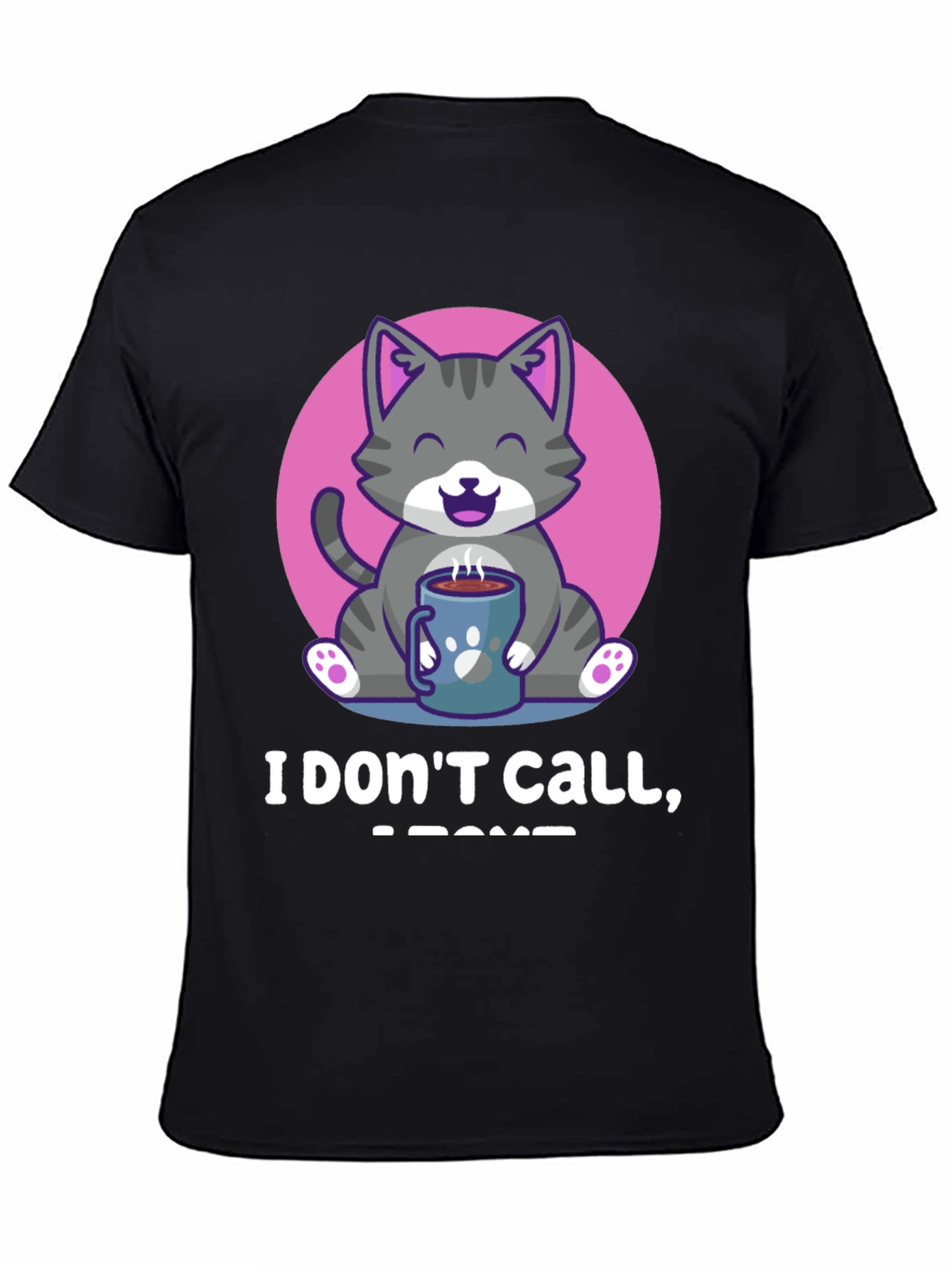 Cute Cat Coffee T-Shirt