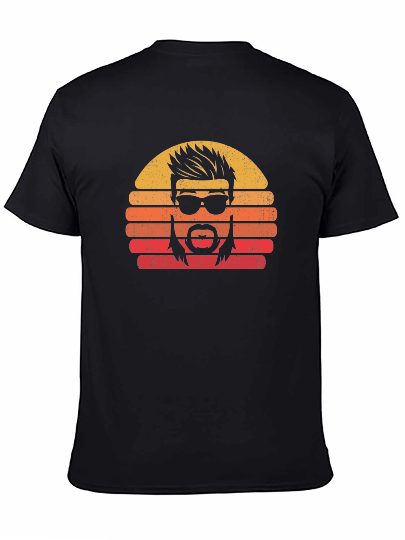 Retro Mullet Sunset Graphic Tee - Classic Cool
