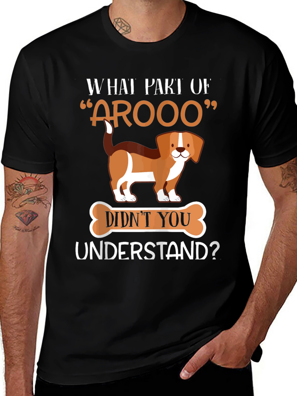 Funny AROOO Dog T-Shirt