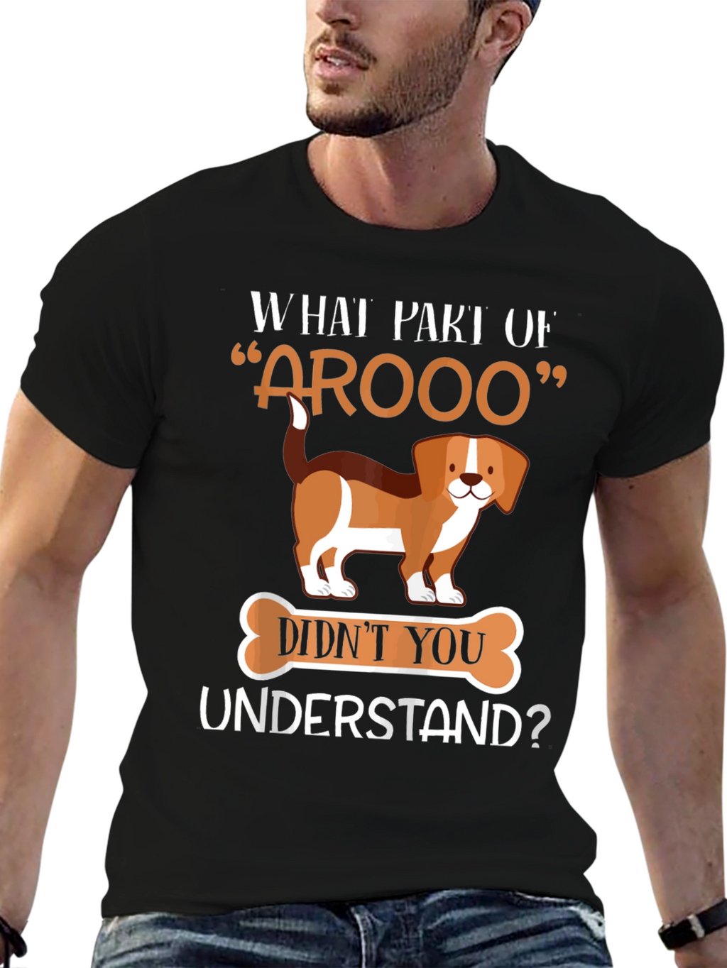 Funny AROOO Dog T-Shirt