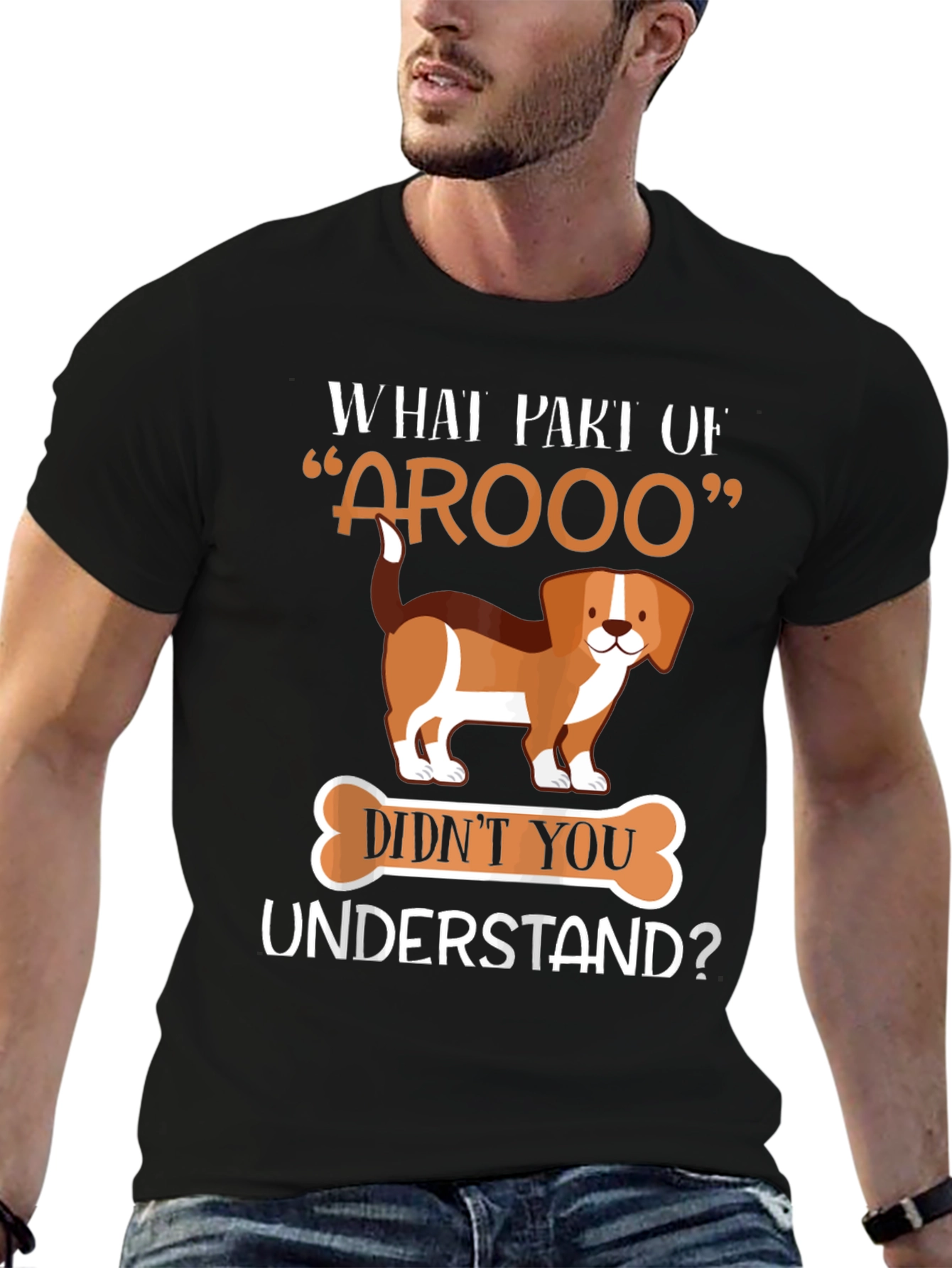 Funny AROOO Dog T-Shirt