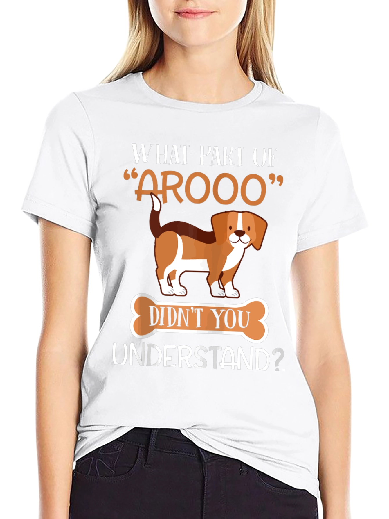 Funny AROOO Dog T-Shirt