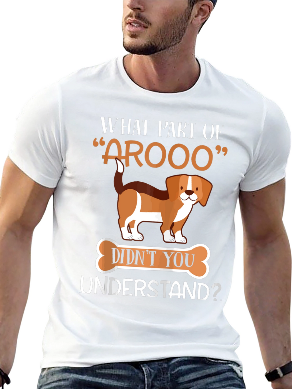Funny AROOO Dog T-Shirt